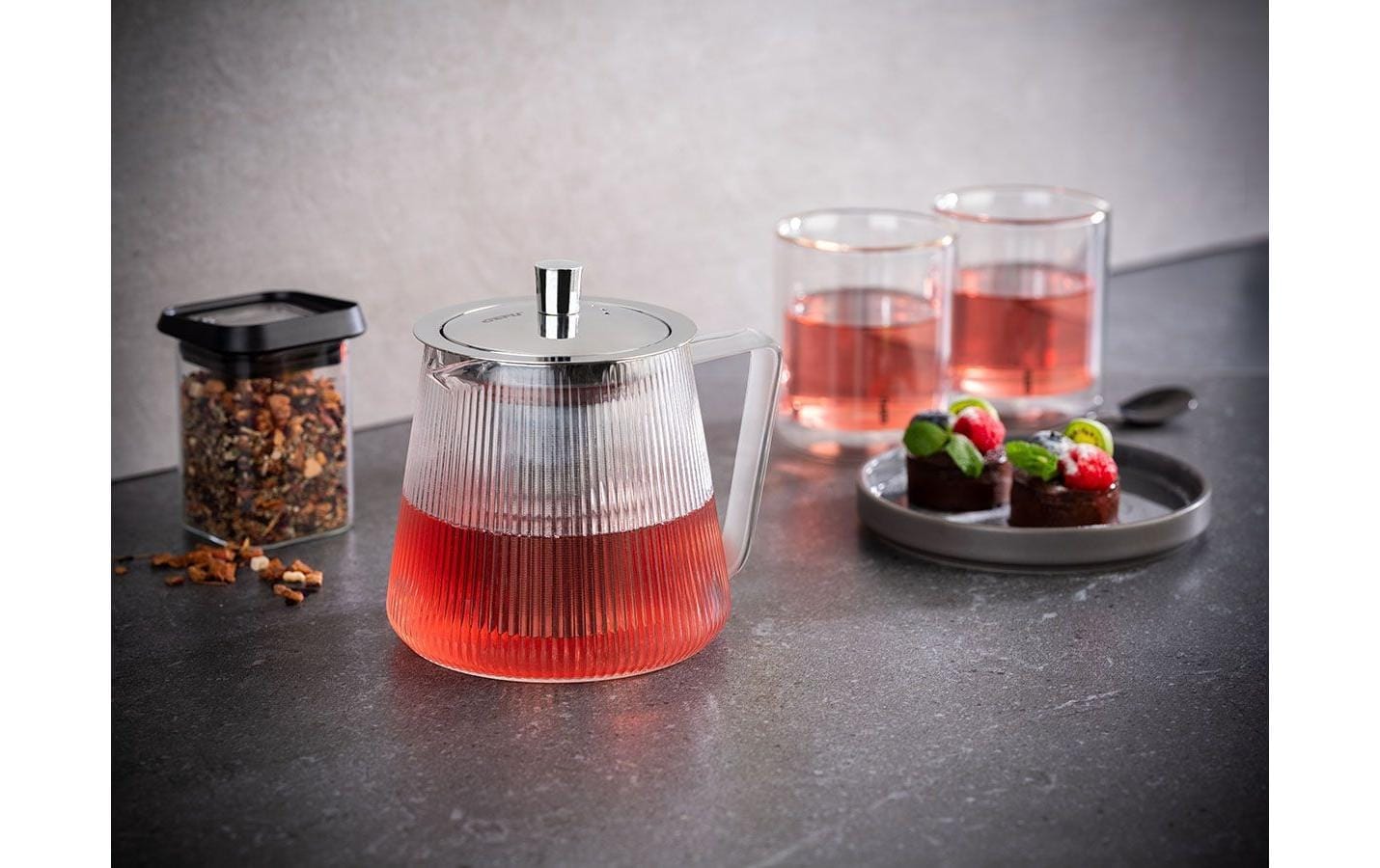 GEFU Théière »Infusa 0.8 l« 0,8 l 1 Teekanne, 1 Teefilter, 1 Deckel, 