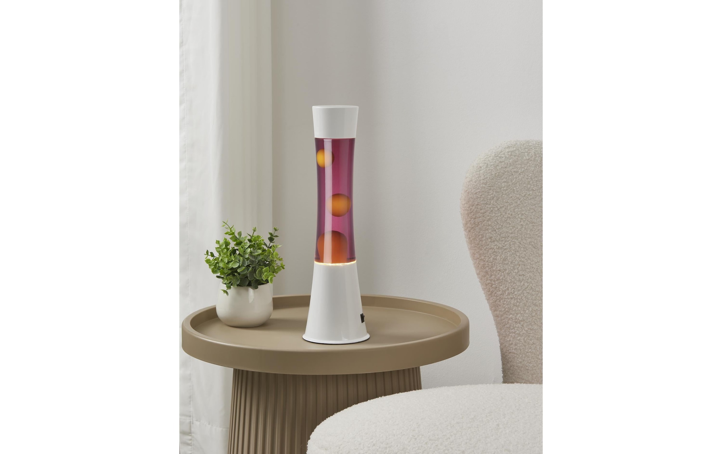 EGLO Lampe de table »Tischleuchte 3000K Lava« Module LED blanc chaud
