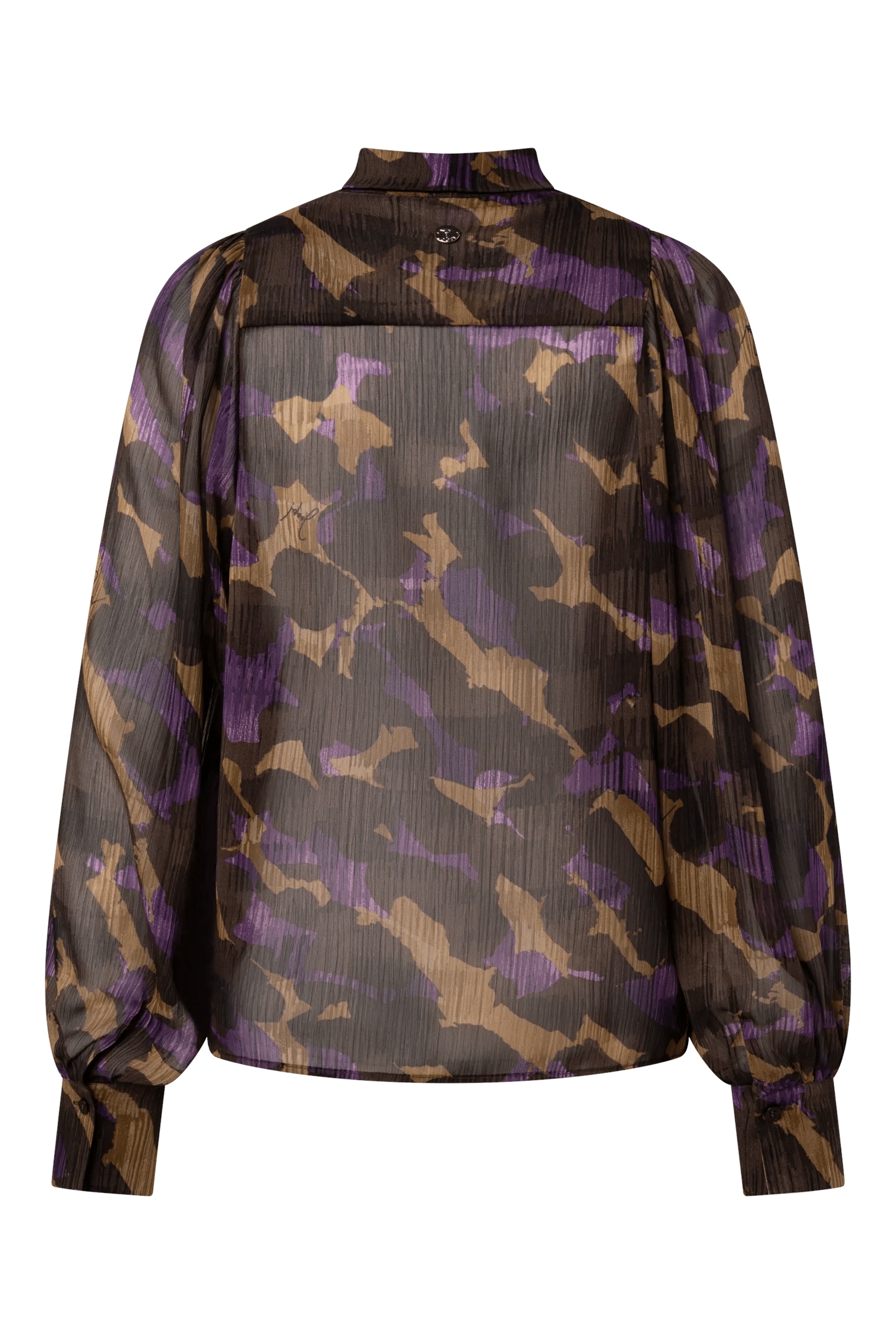 JOOP! Blouse en mousseline »Belsy« avec imprimé total, col à nœud