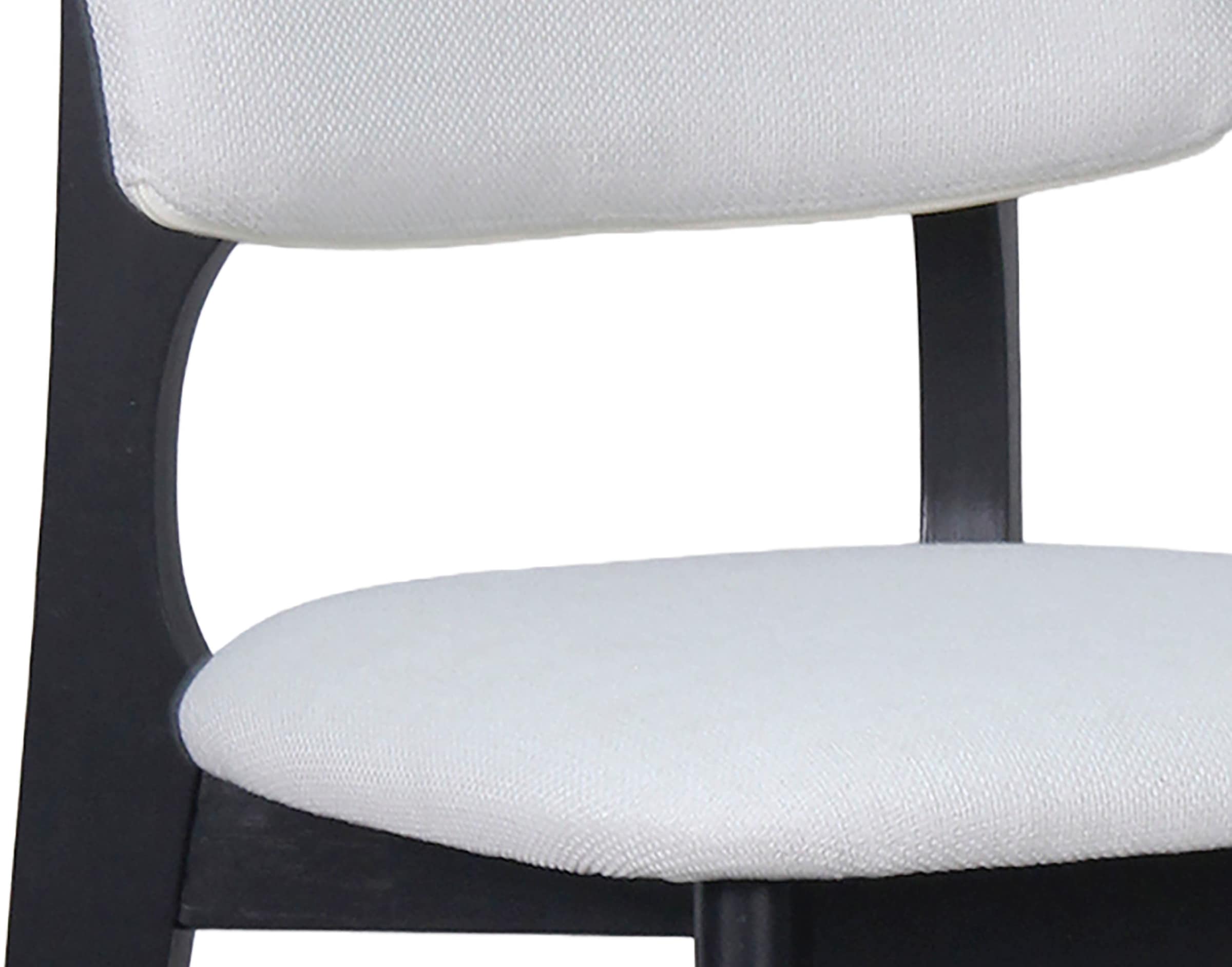 byLIVING Chaise de salle à manger »Elsa« (Set) 2 cuismodern gemütlicher Massiv - Holzstuhl mit hochwertigem Webstoffpolster