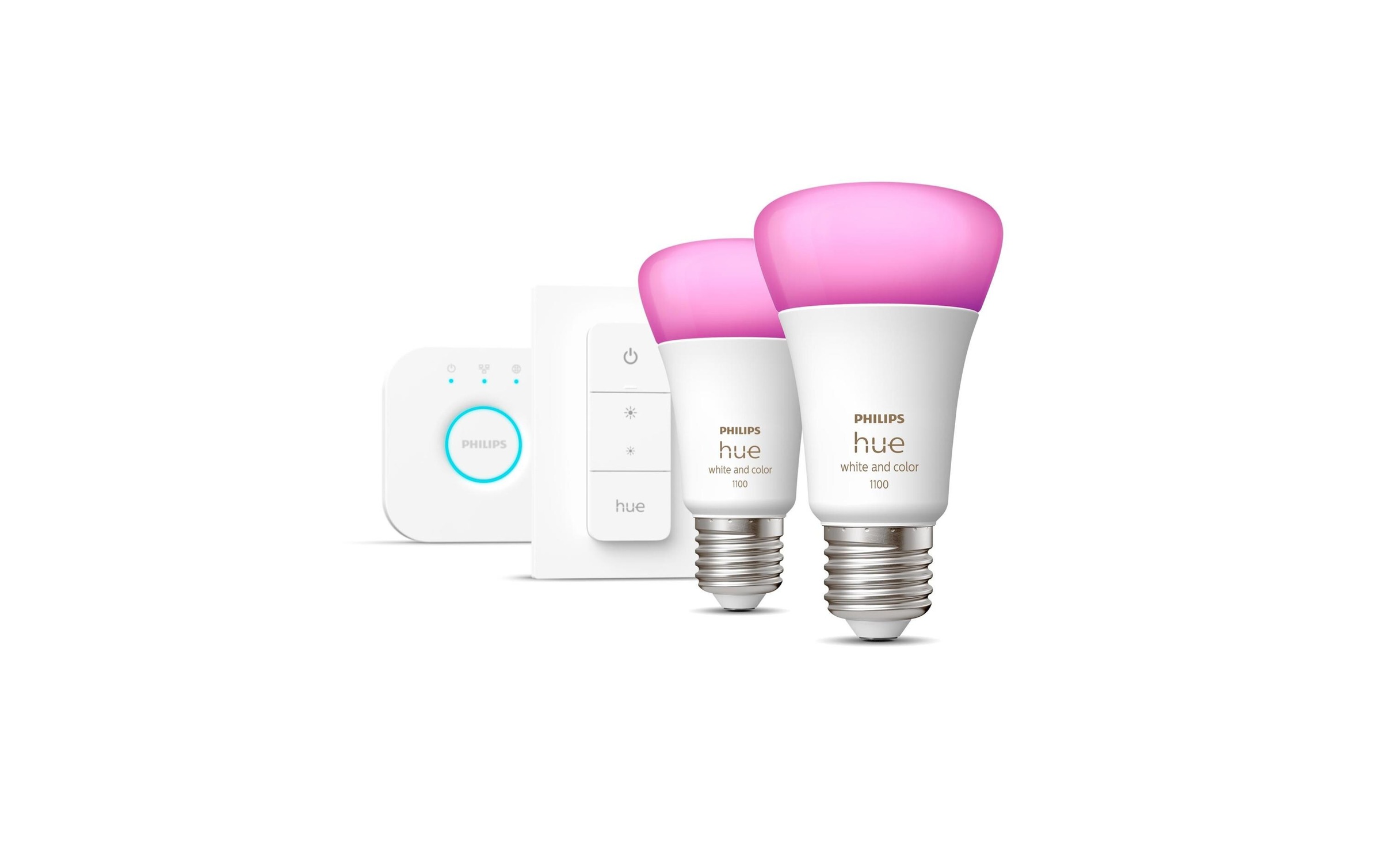 Philips Hue Spezialleuchtmittel »White & Color«, E27, Neutralweiss-Tageslichtweiss-Kaltweiss-Warmweiss