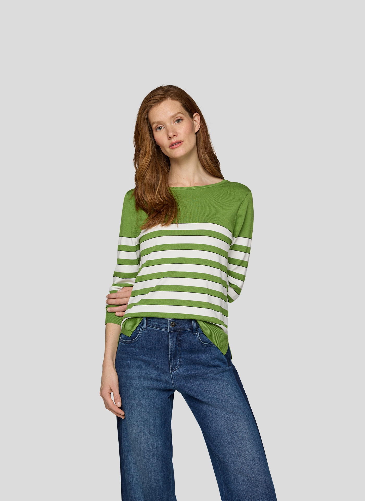 Image of Rabe Strickpullover im Streifen-Look