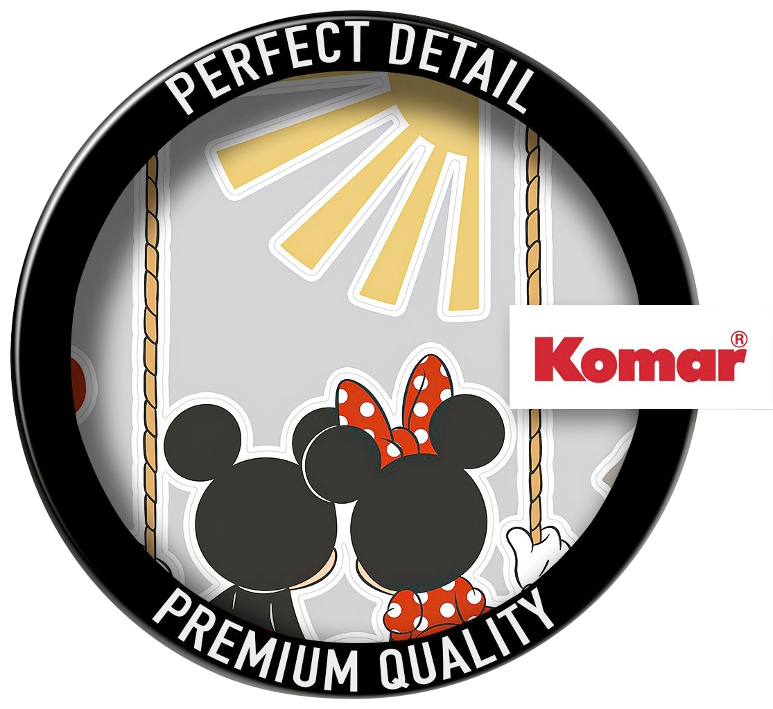 Komar Wandtattoo »Mickey Swing - Grösse 50 x 70 cm«, (7 St.), selbstklebend, Wandsticker, Kinderzimmer