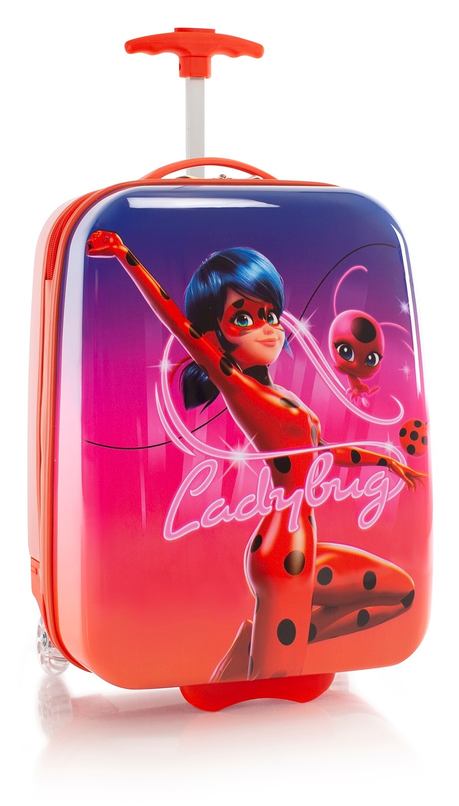 Heys Hartschalen-Trolley »Miraculous Lady Bug, 46 cm«, 2 Rollen, Heys x Joachim Llambi Kindertrolley Kinder Reisegepäck