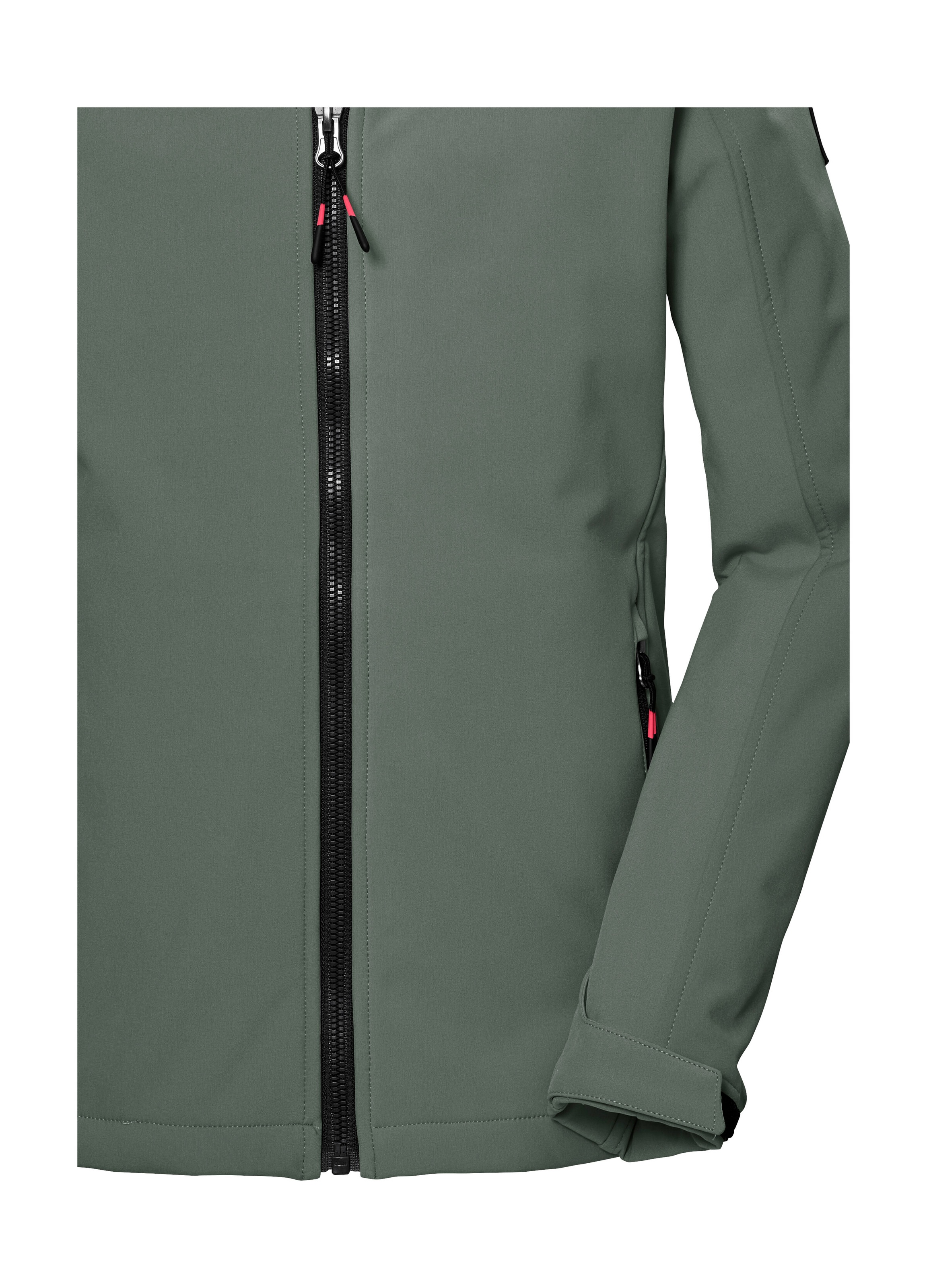 Killtec Softshelljacke »KOS 145 GRLS SFTSHLL JCKT«, Wind- und wasserabweisende Mädchenjacke, atmungsaktiver Mesh-Einsatz