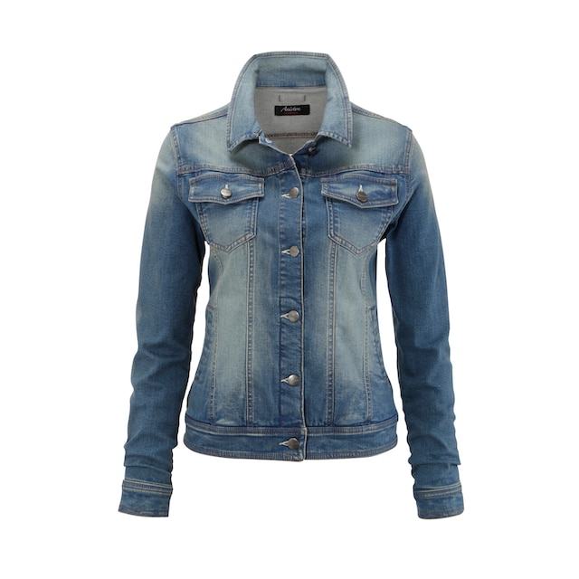 Aniston CASUAL Jeansjacke, in Used-Waschung versandkostenfrei auf