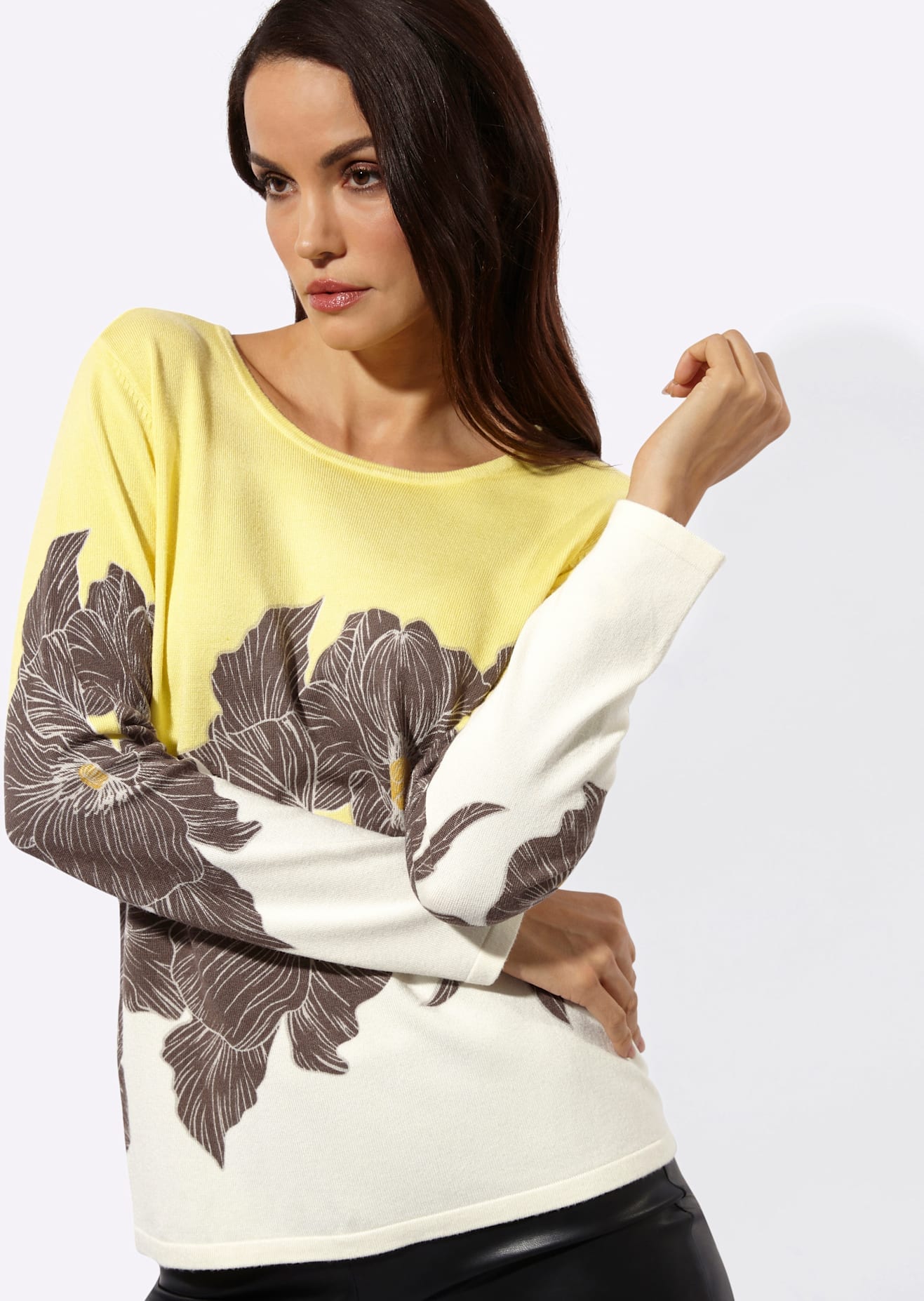 creation L Strickpullover »Lyocell-Mix-Pullover«