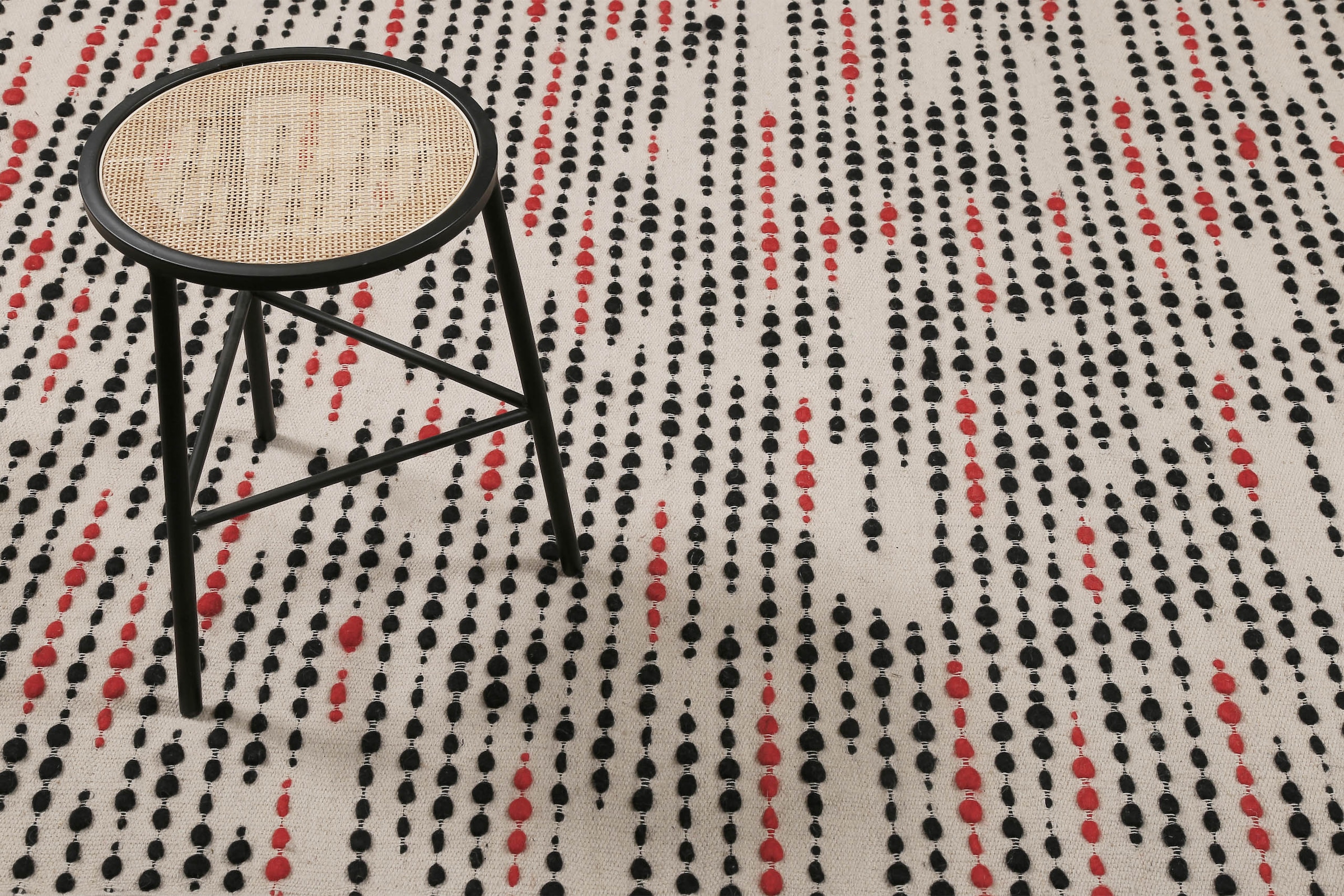 Wecon home Tapis »London Red« Rectangulaire 11 mm Höhe handgewebt, robust, strapazierfähig, skandinavisch, Naturfaser