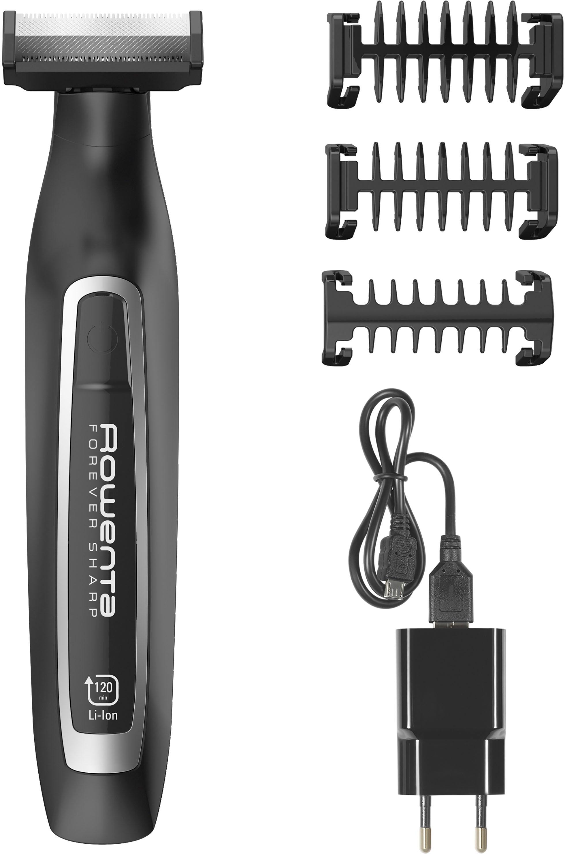 Image of Rowenta Elektrorasierer "TN6000 Forever Sharp" 3 Stk. Aufsätze 3 Aufsätze, 120 Min. Laufzeit, selbstschärfende Klingen