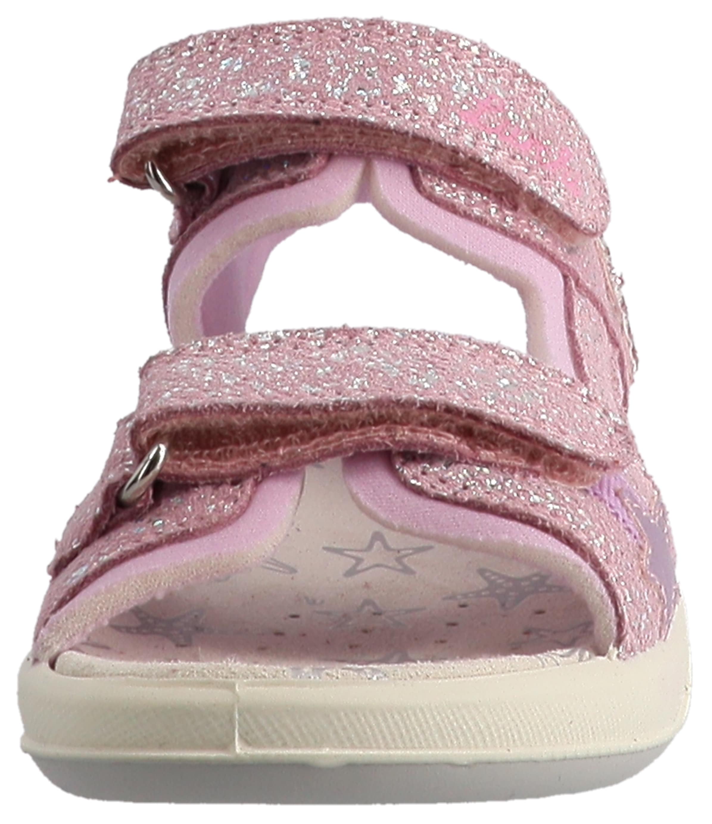 Lurchi Sandale »Fia 2«  Chaussure à scratch avec paillettes, gabarit de taille à télécharger