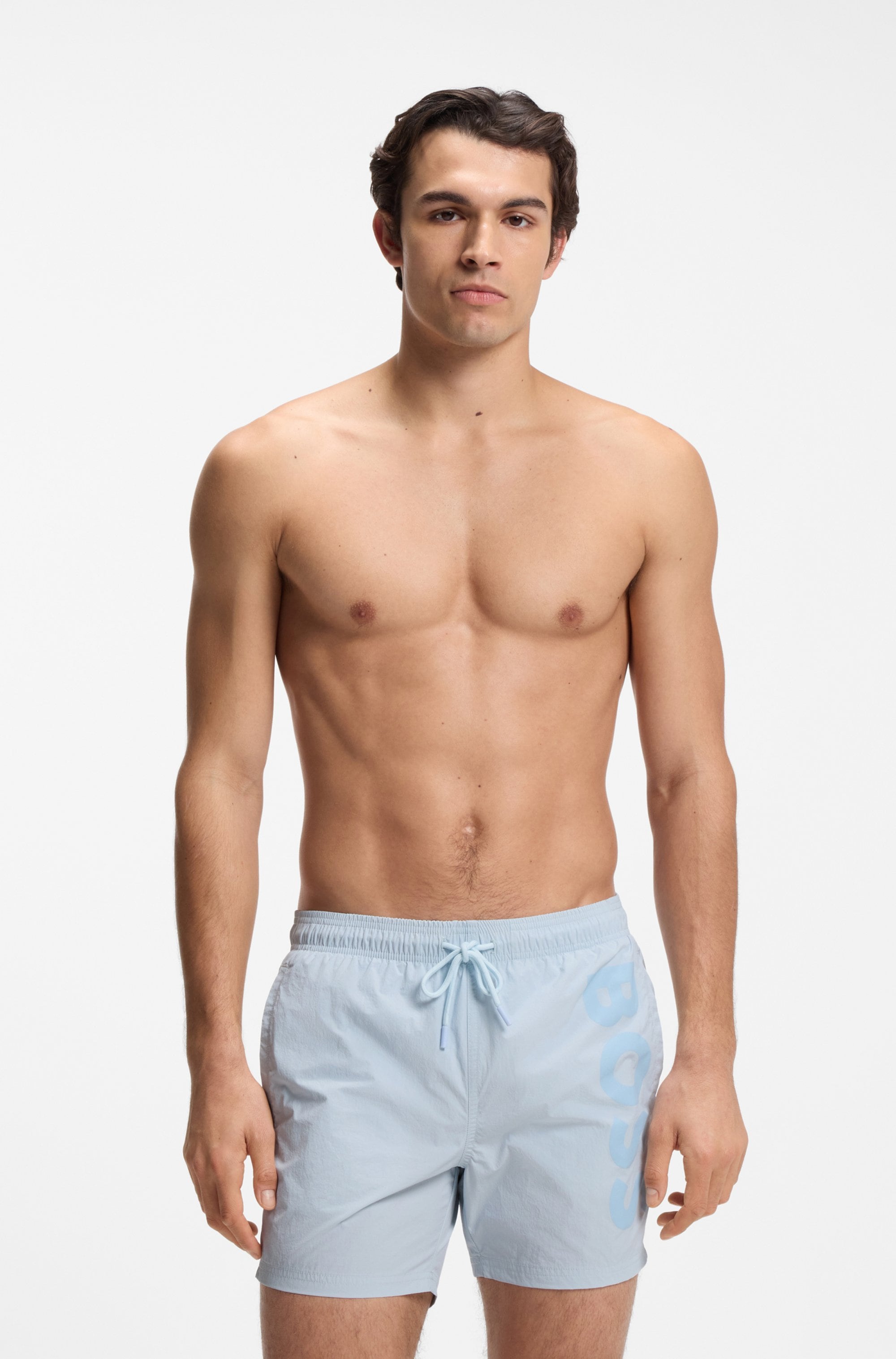 Image of BOSS Badeshorts "Octopus" Mit BOSS Logoschriftzug, elastischer Taillenbund mit Kordel