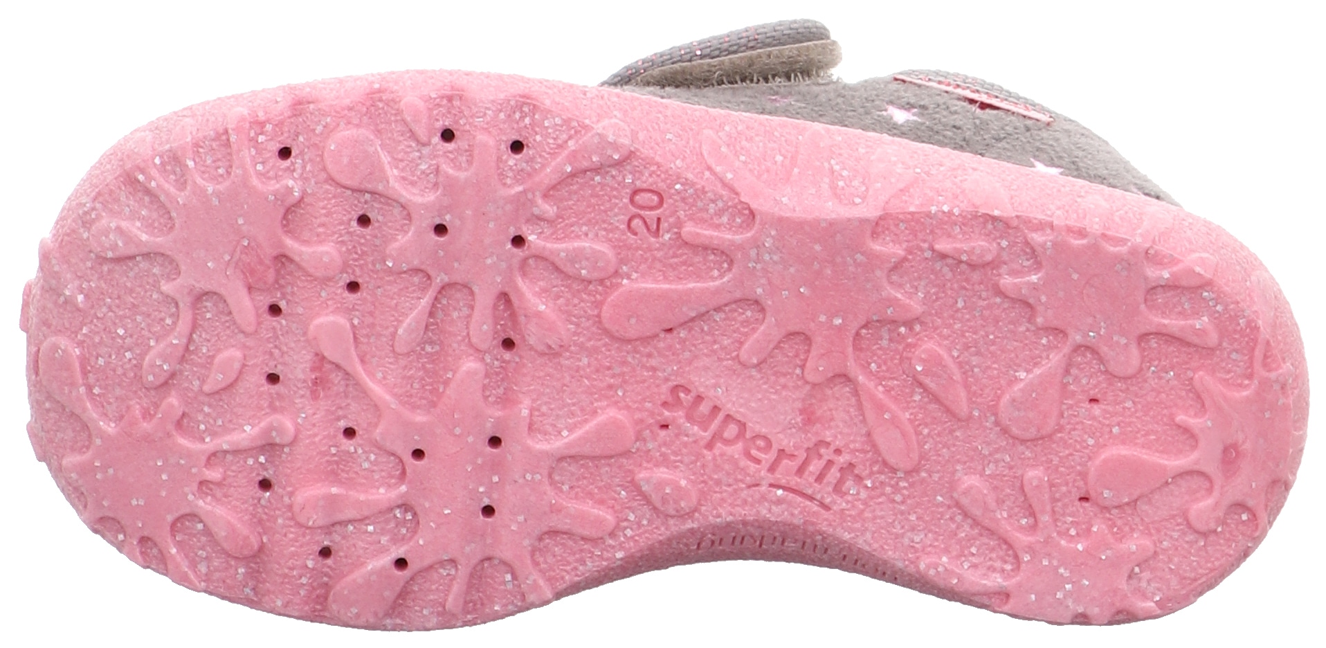 Superfit Hausschuh »SPOTTY WMS: Mittel«, Klettschuh, Kindergarten Schuh mit süssem Motiv