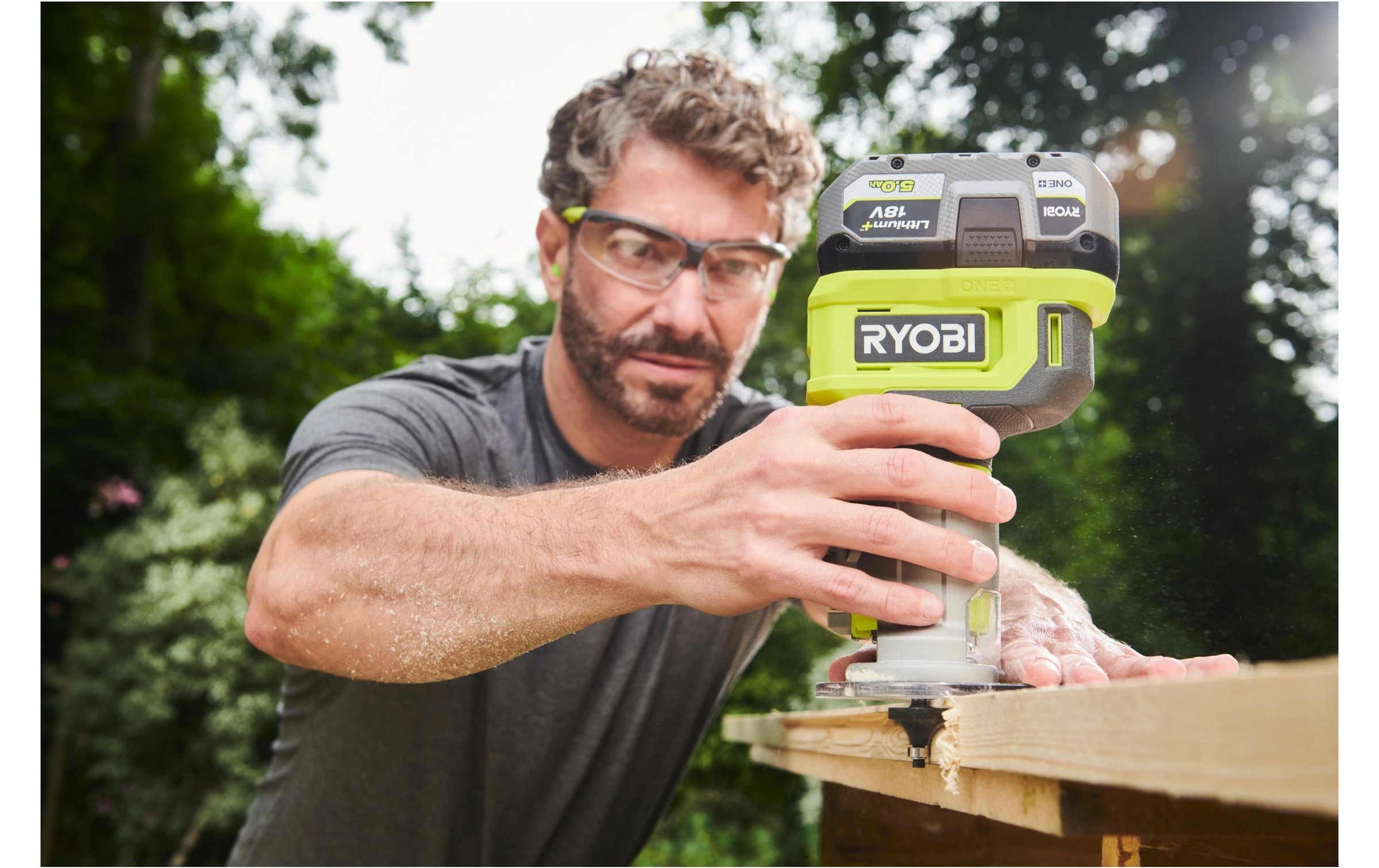 RYOBI Coupe-bordures sans fil »RTR18-0«