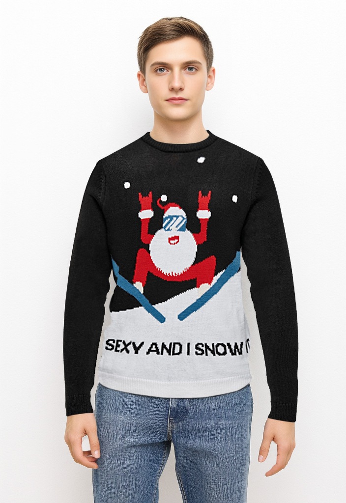 Image of ONLY & SONS Strickpullover "ONSXMAS REG 5 PLACEMENT CREW KNIT"