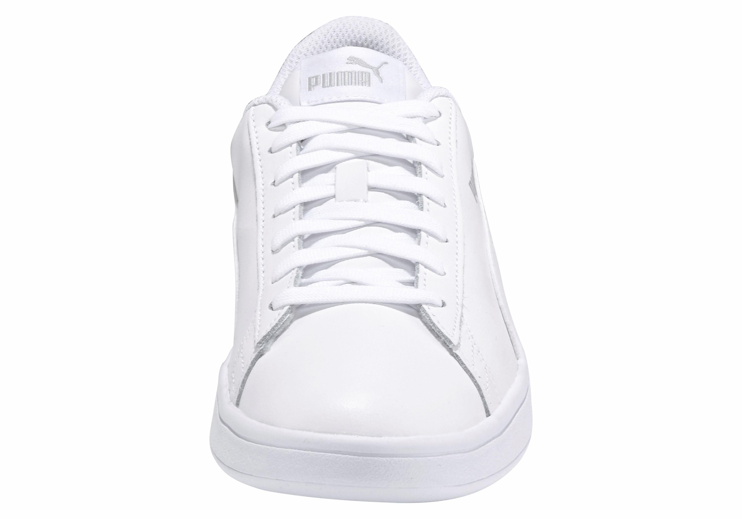 PUMA Sneakers »SMASH V2 L«  atmungsaktives Obermaterial aus Leder und Synthetik, Schnürung