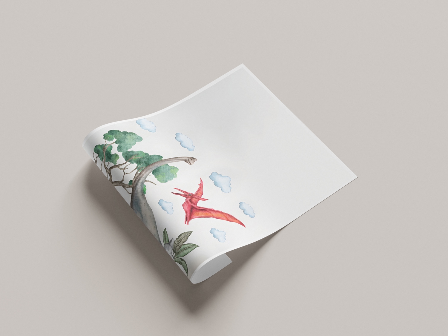 Lüttenhütt Bild mit Rahmen »oder Poster, Dinosaurier« Baum | Dinosaurier | Fantasy | Tiere 1 Stk. tlg. HD Premium Druck