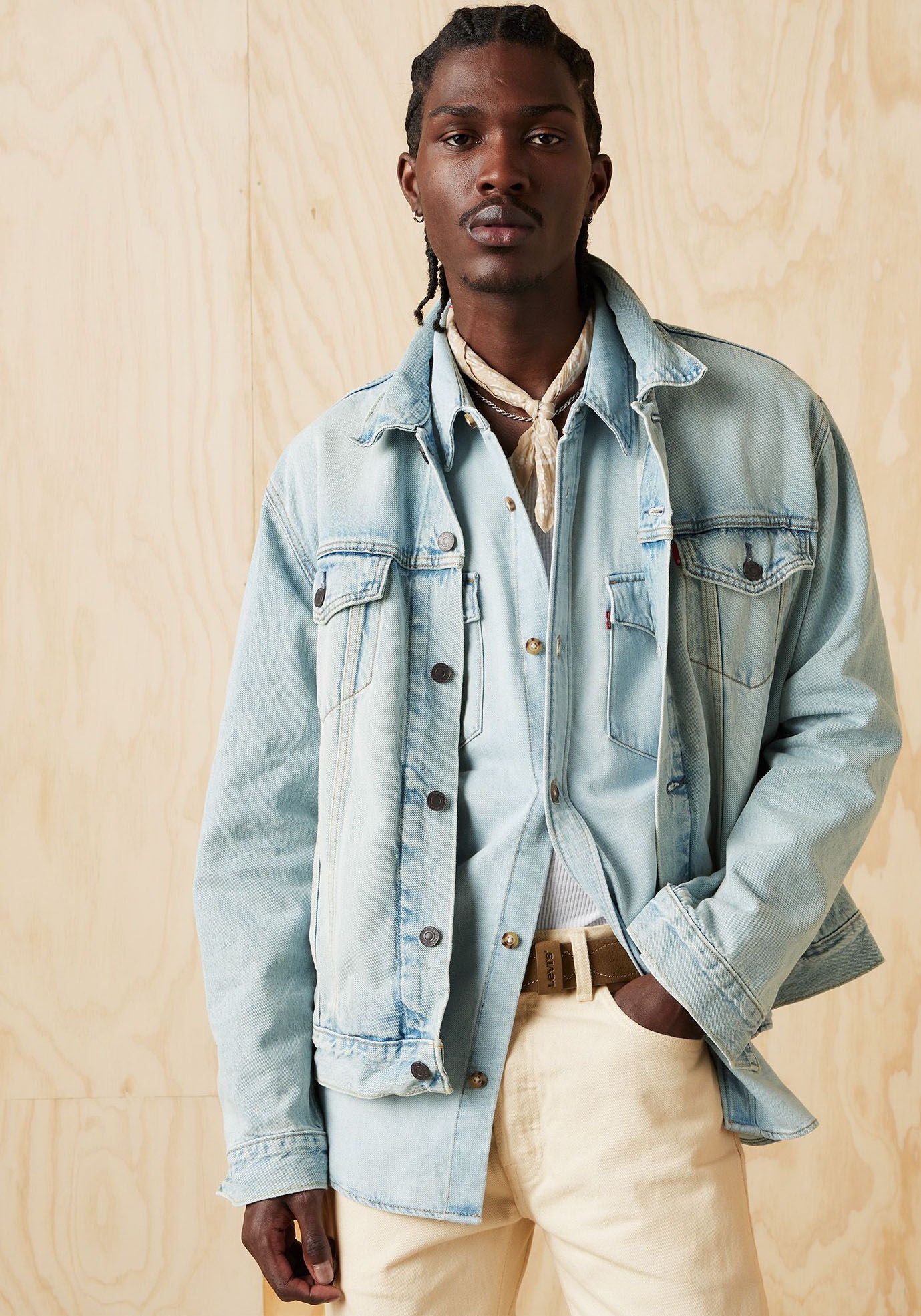 Levi's® Jeansjacke »VINTAGE FIT TRUCKER JKT«, ohne Kapuze, mit Knopfleiste