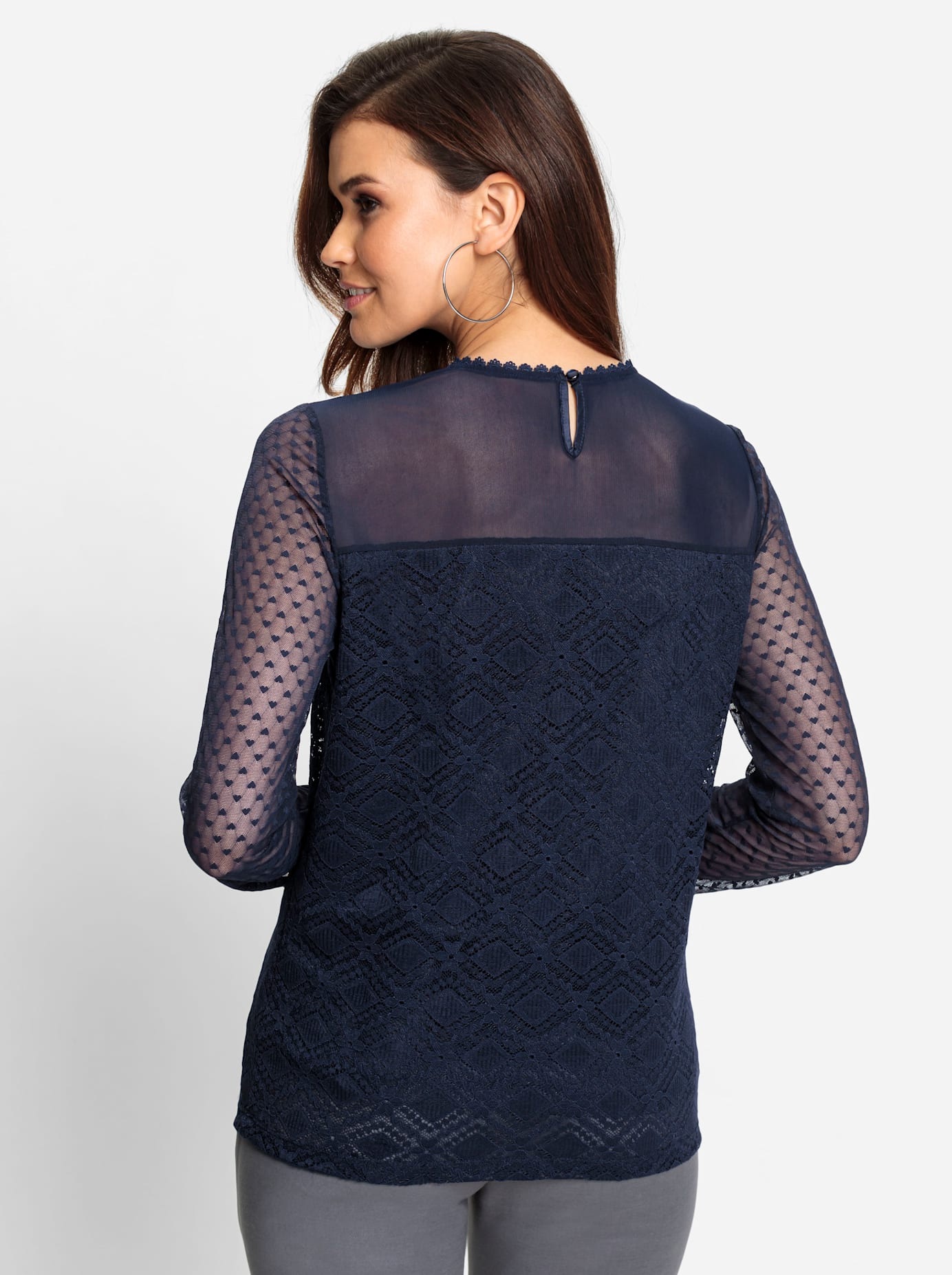 Lady Spitzenshirt »Shirt«, (1 tlg.)