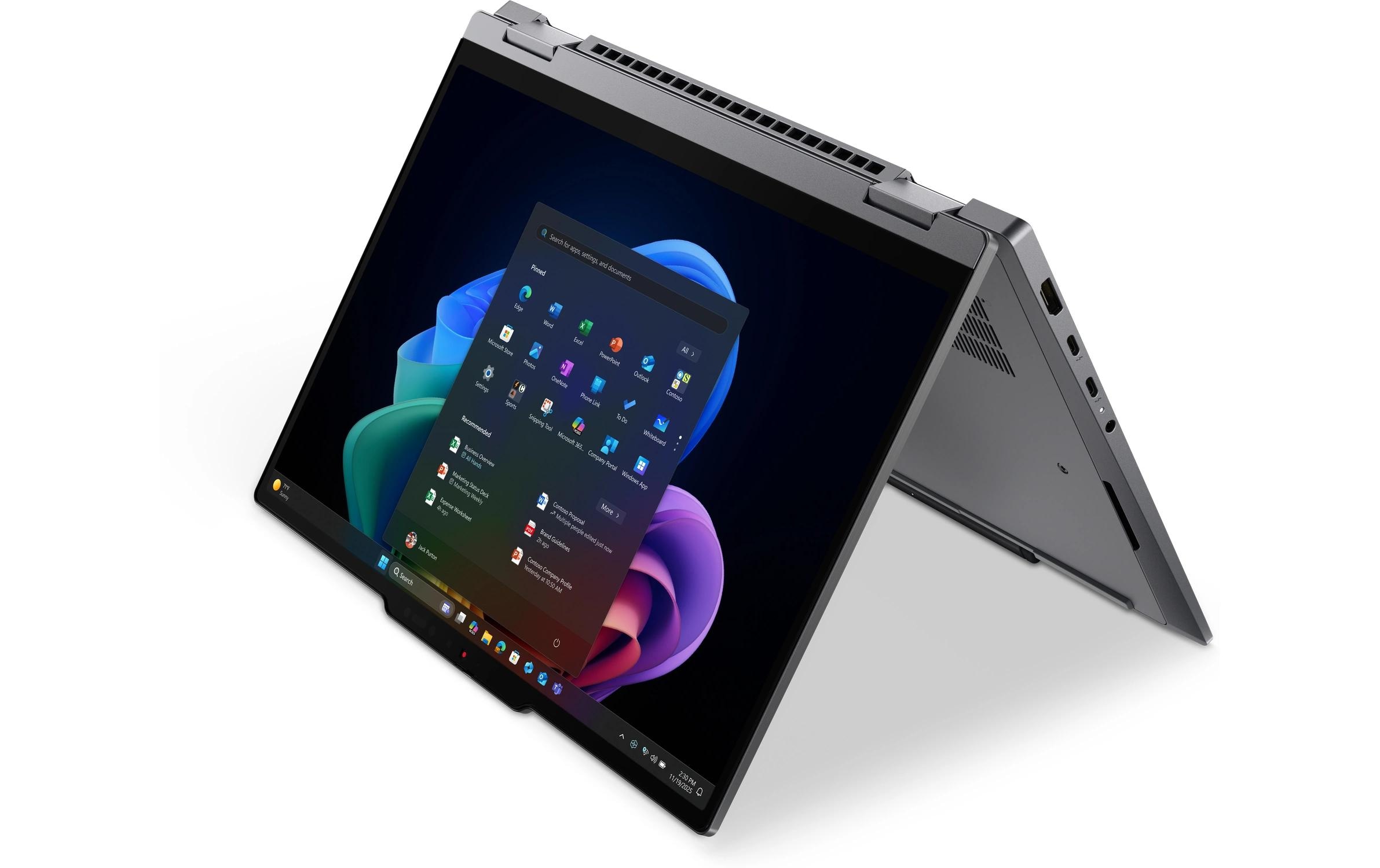 Lenovo Business-Notebook »ThinkPad X1 2-in-1 Gen 11 Aura Edition Copilot+ PC« / 14 ″ Intel Core Ultra 5 Integrierte NPU (Neural Processing Unit)