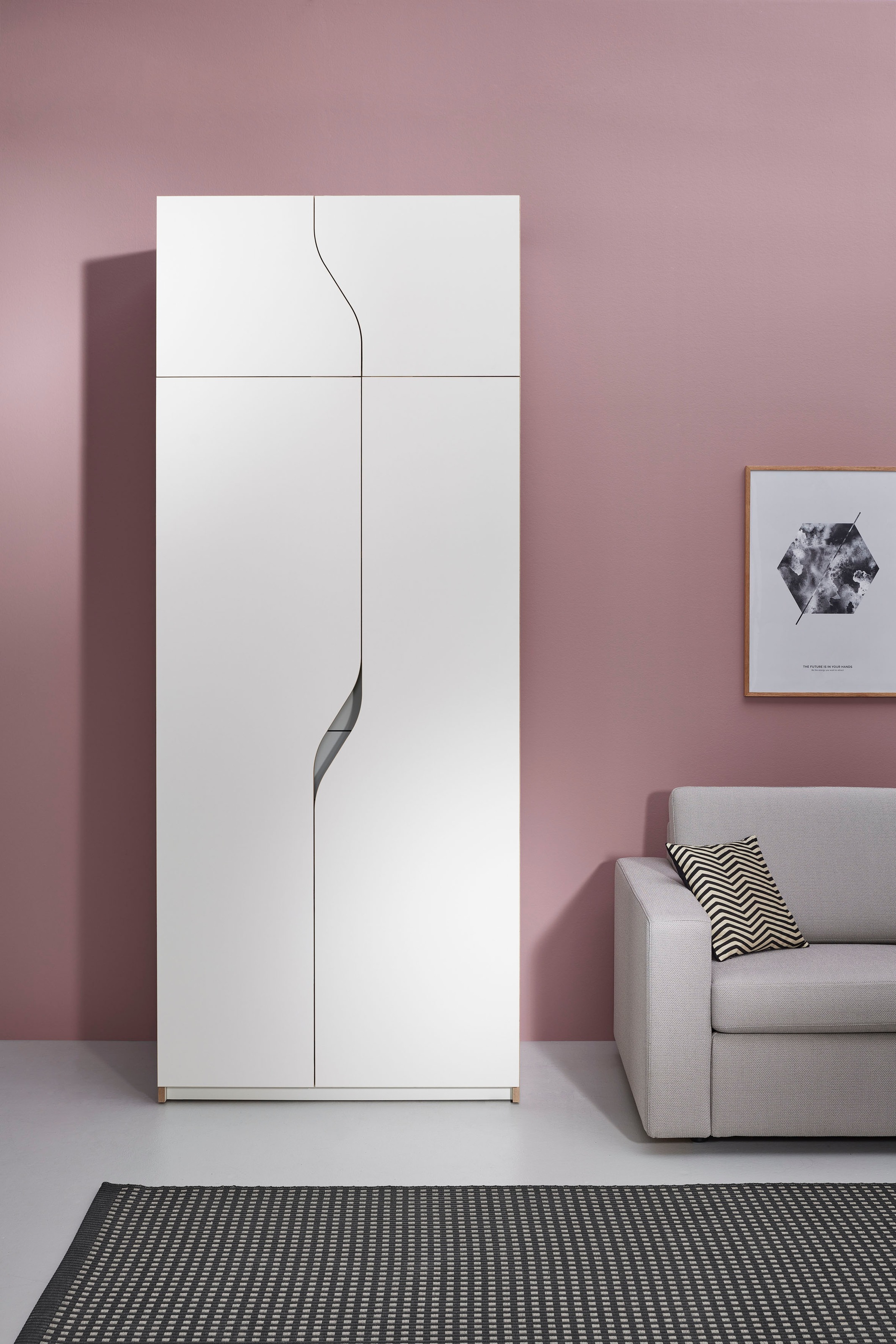 Image of Müller SMALL LIVING Kleiderschrank »PLANE Ausstattung Nr. 5«, inklusive einer innenliegenden Tür und einer Kleiderstange für Blusen und Blazer oder Kinderbekleidung bei Ackermann Versand Schweiz