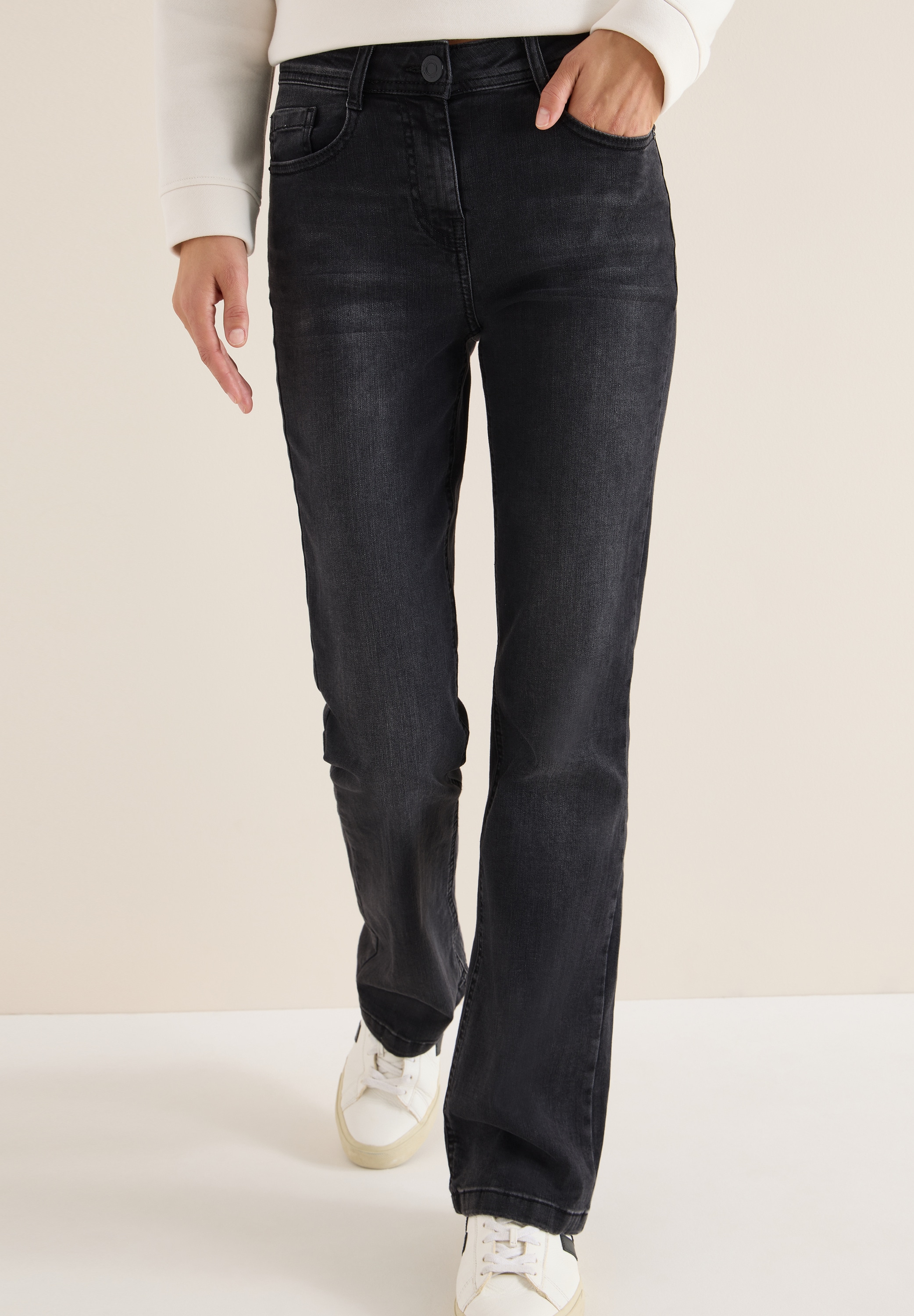 Image of Cecil Bootcut-Jeans "Style Toronto" im 5-Pocket-Style