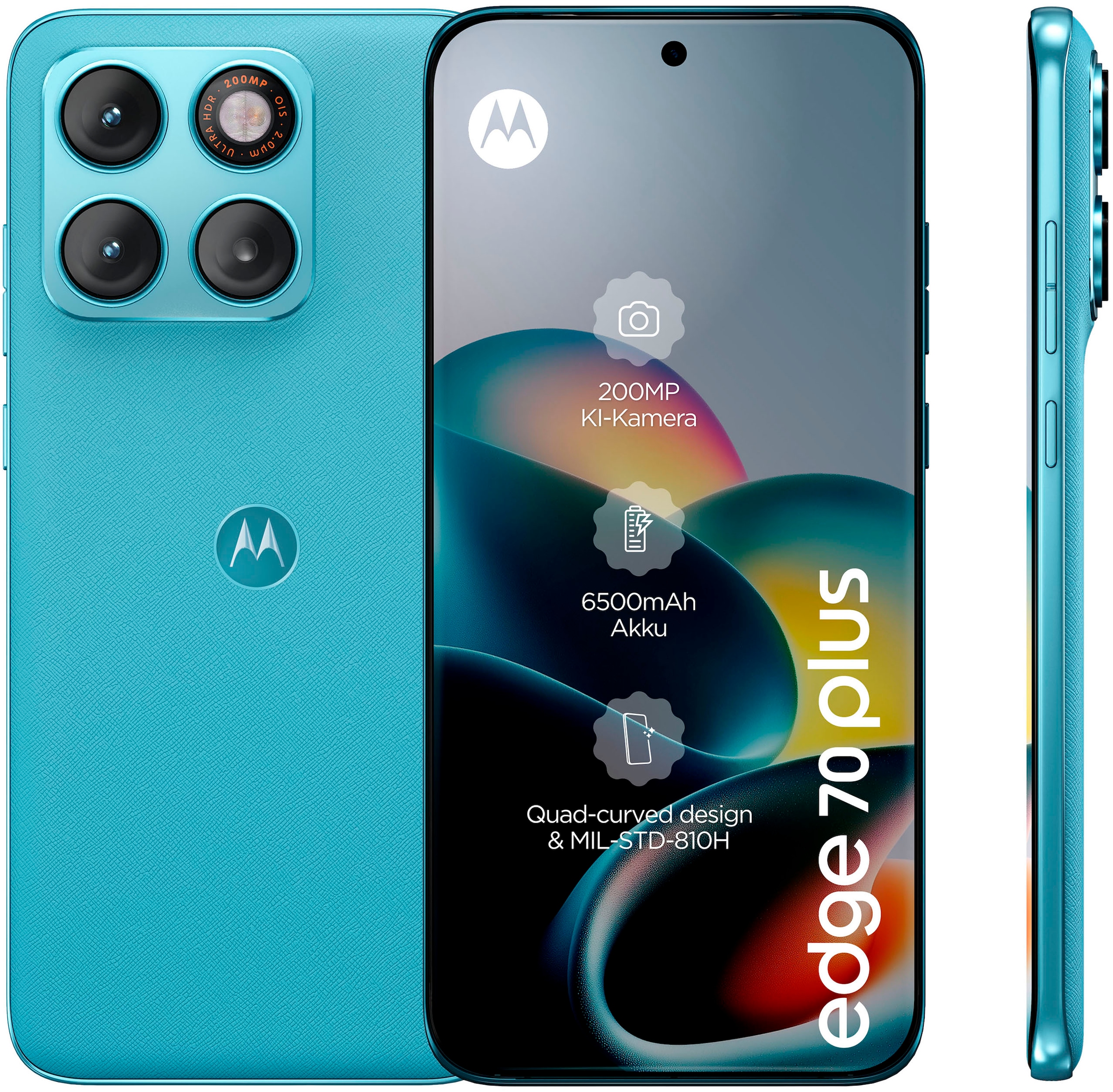 Image of Motorola Smartphone "edge 70 plus 256GB" PANTONE Milky Blue