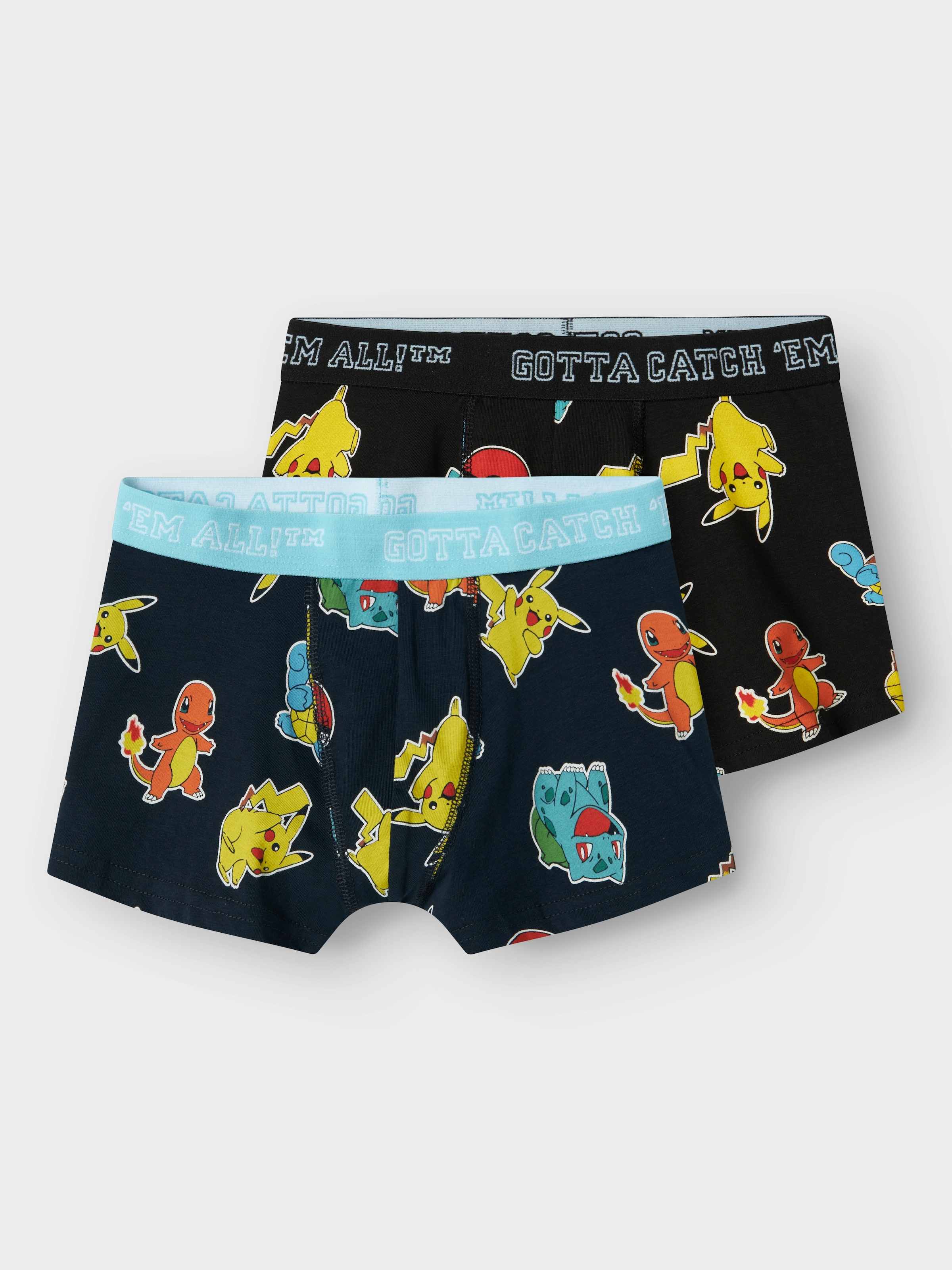 Image of Name It Boxershorts "NKMASGAR POKEMON 2P BOXER NOOS SKY" Packung, 2 Stk.