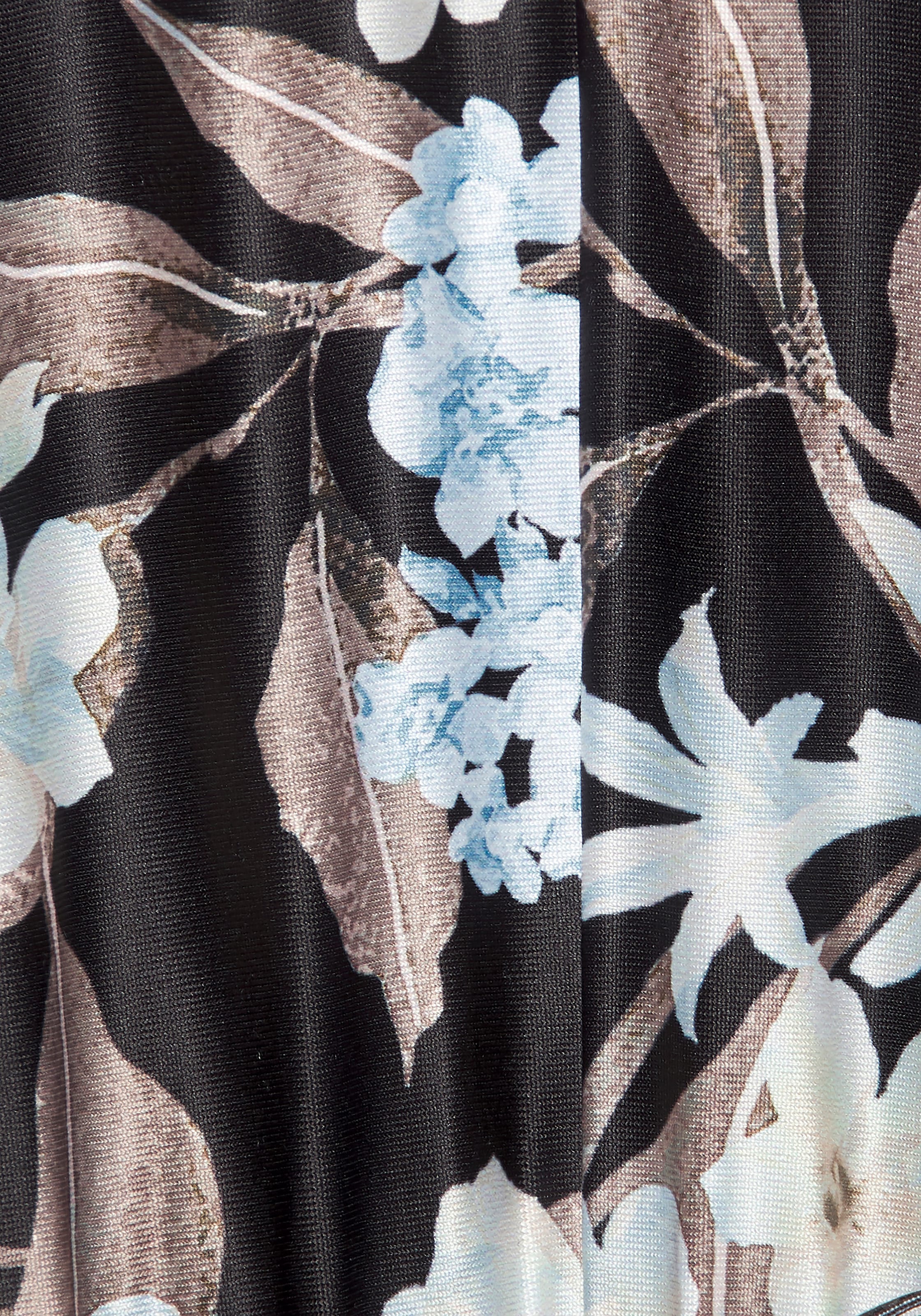 LASCANA Midikleid mit Bindegürtel,  Ohne Taschen aus bügelfreier Qualität