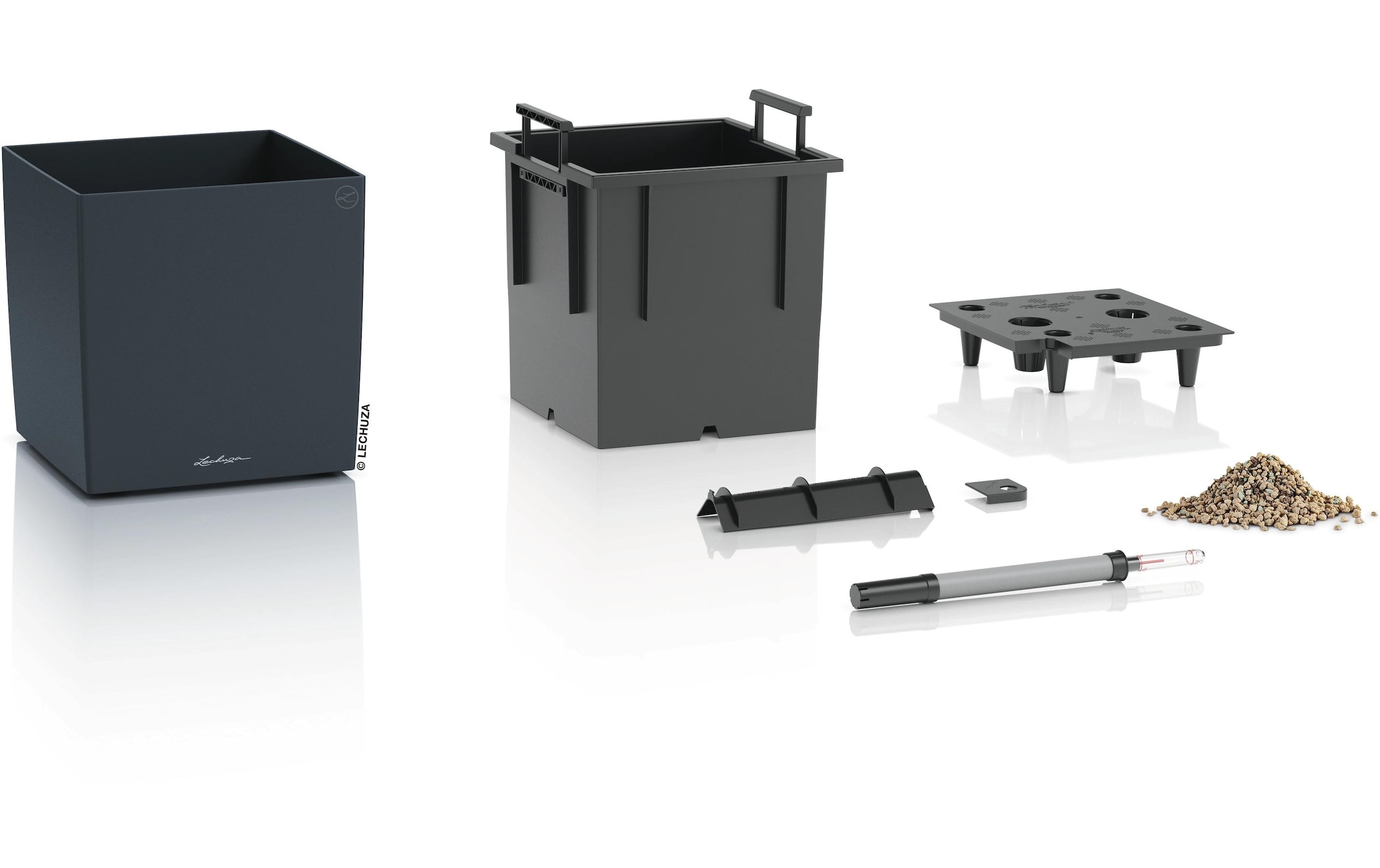   Bewässerungssystem »Lechuza CUBE Color 30« ()  Pflanzgefäss mit integriertem Bewässerungssystem