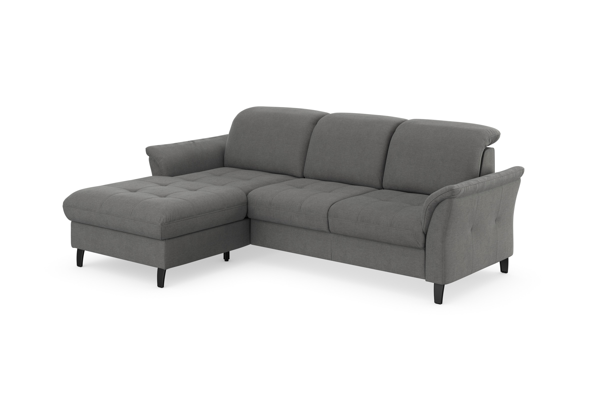 sit&more Ecksofa »Maggiore L-Form«, wahlweise mit Kopfteilverstellung, Bettfunktion und Bettkasten