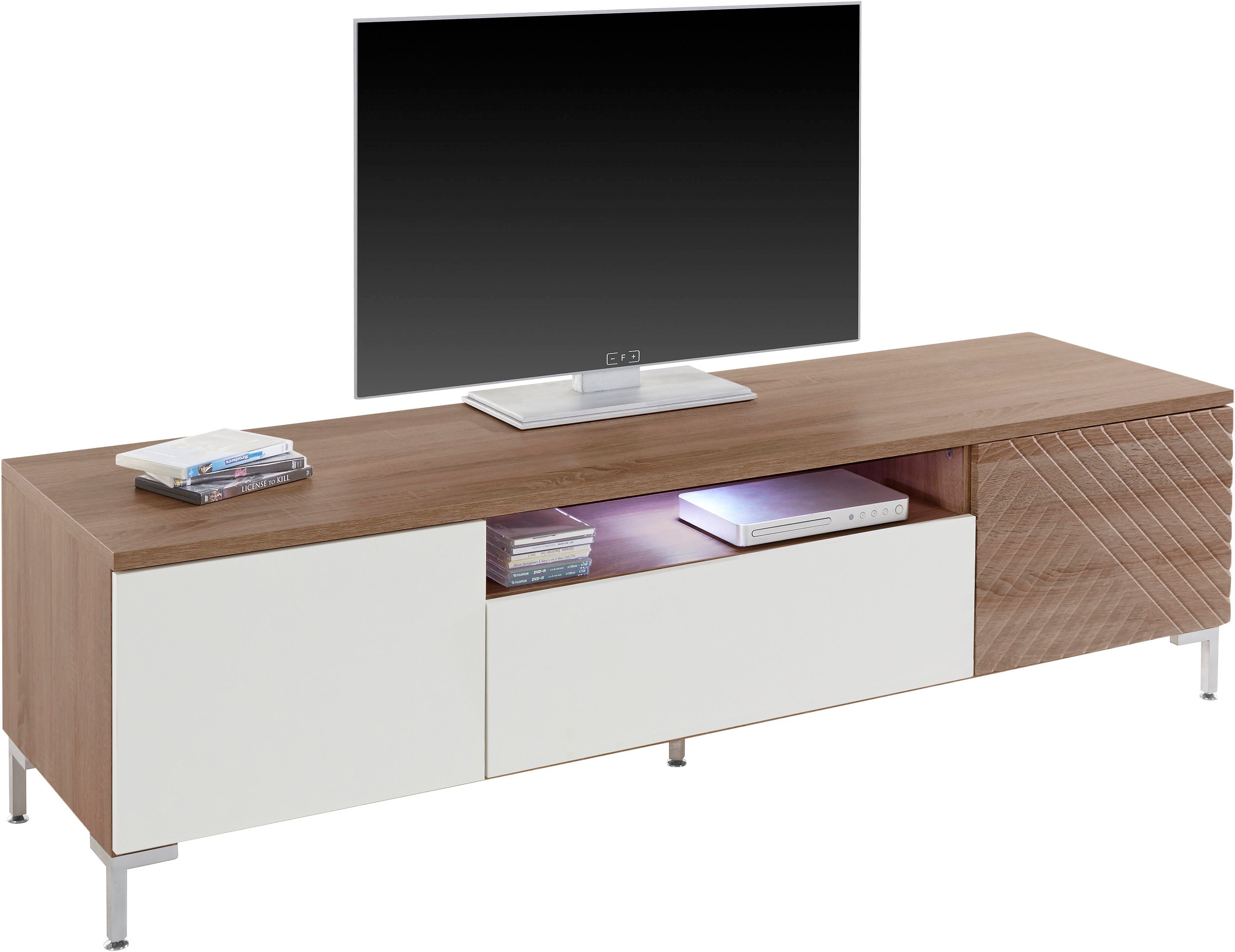 Image of INOSIGN Lowboard, mit schönen Fräsungen auf der rechten Frontseite, Breite 177 cm bei Ackermann Versand Schweiz