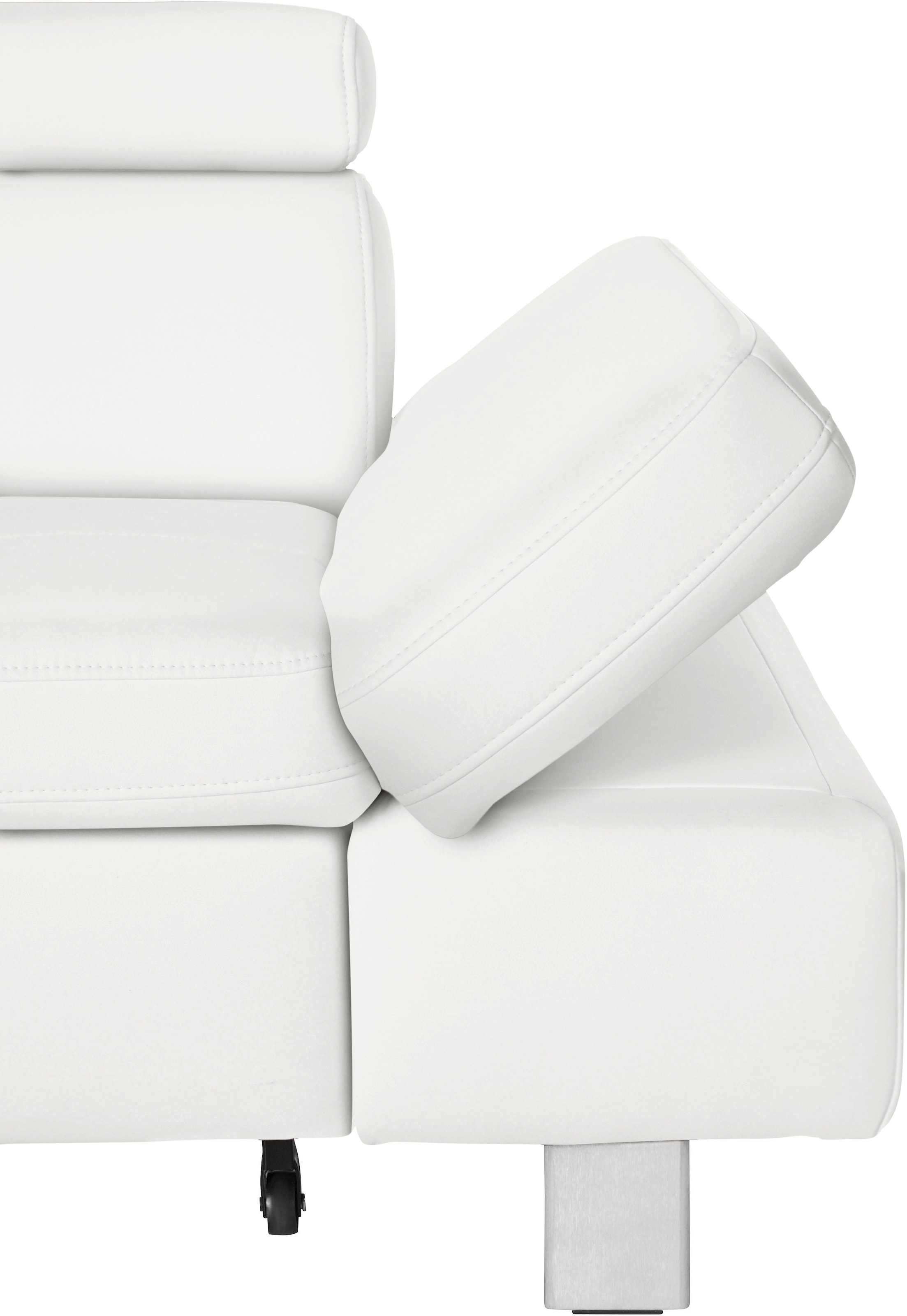 exxpo - sofa fashion Ecksofa »Fiji, L-Form« mit Kopf- bzw. Rückenverstellung, wahlweise mit Bettfunktion