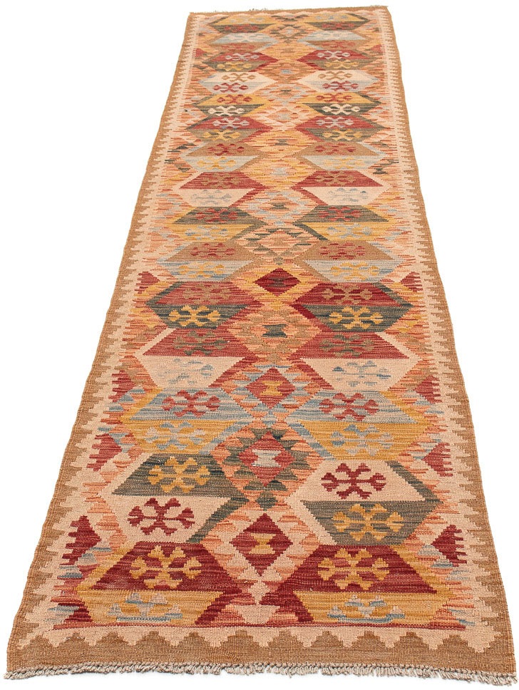 Image of morgenland Läufer »Kelim Maimene Medaillon 371 x 88 cm«, rechteckig, 0,5 mm Höhe, Wendeteppich bei Ackermann Versand Schweiz