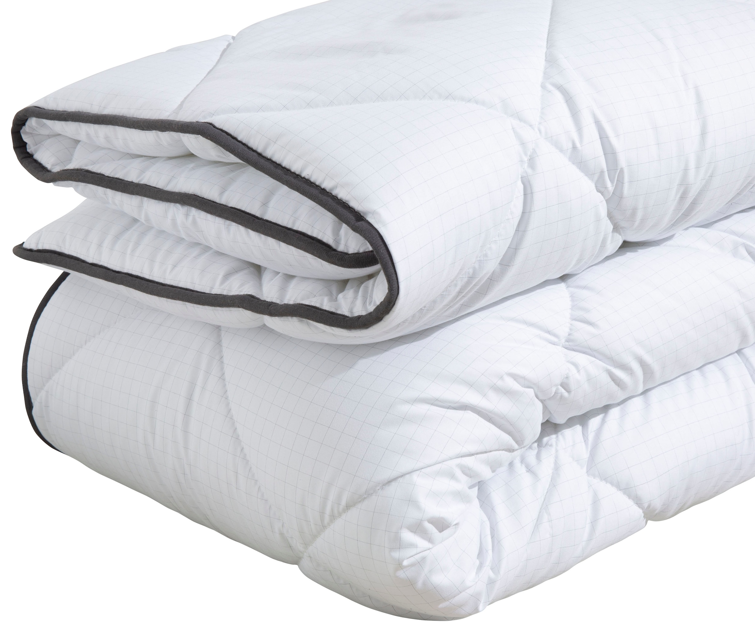 Home affaire Microfaserbettdecke + Kopfkissen »Murau Bettdecke 135x200 cm, 155x220 cm«, (Spar-Set, 2 St.), Set mit 80x80 cm, Sommer, Herbst und Winter