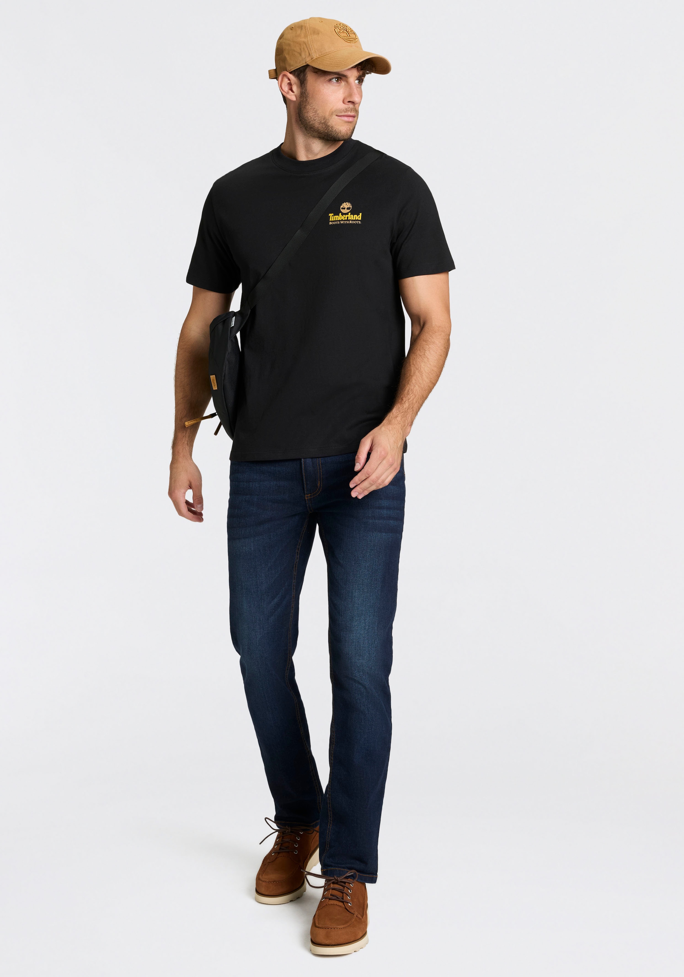 Timberland T-Shirt »Illustrated Tree Logo Back Graphic« mit Baumwolle, Kurzarmdesign