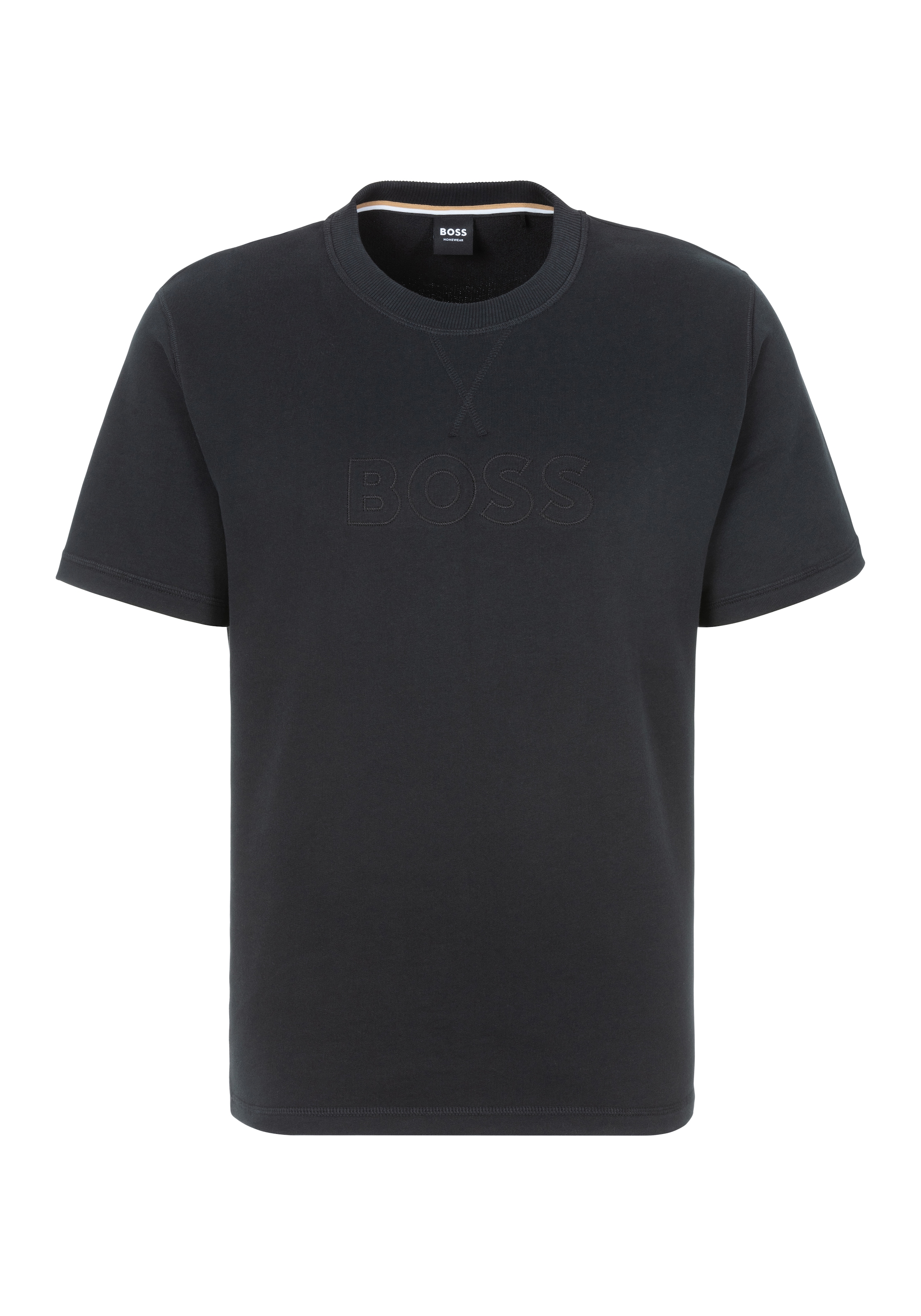 BOSS T-Shirt »David«, mit grosser Logostickerei