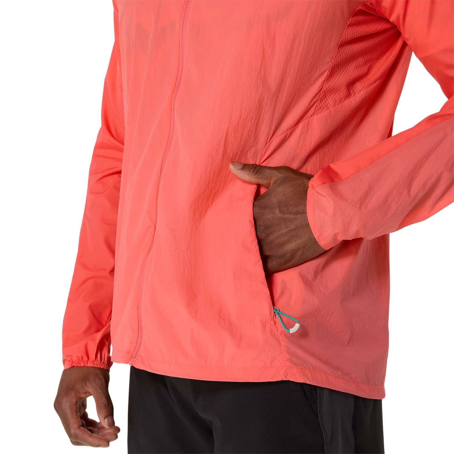 Asics Regenjacke »ROAD PACKABLE JACKET«, mit Kapuze