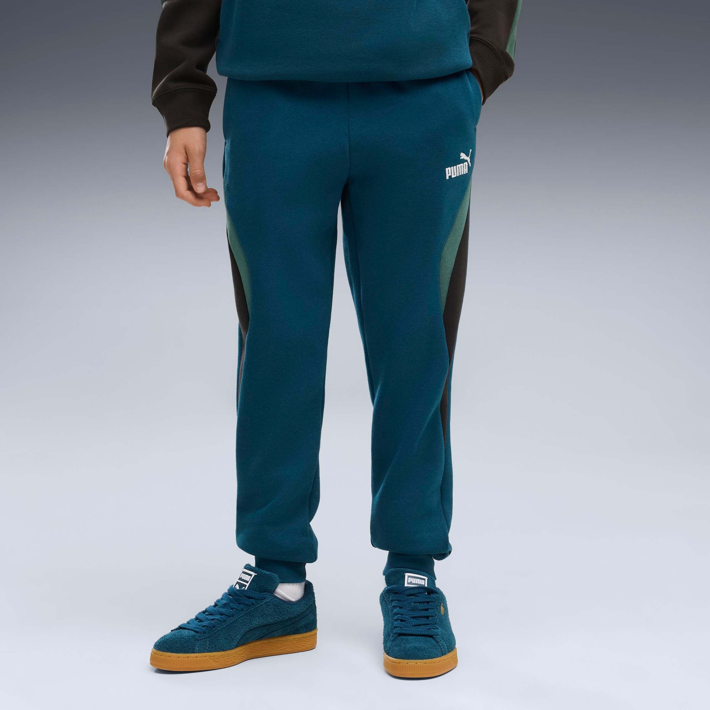 PUMA Pantalon de survêtement »ESS BLOCK SWEATPANTS FL B«  coupe régulière, pour sport et loisirs, style sportif