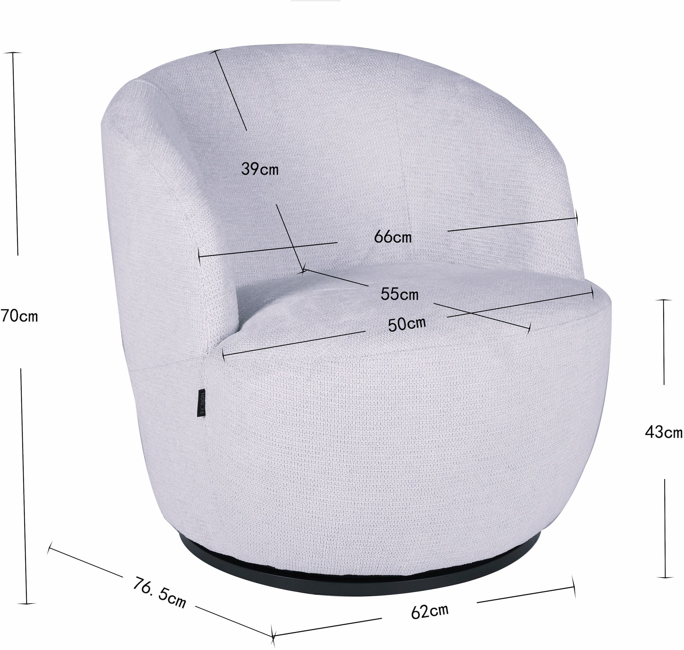 GOODproduct »FRAZEE« Lese-Sessel, TV-Sessel, Loungesessel