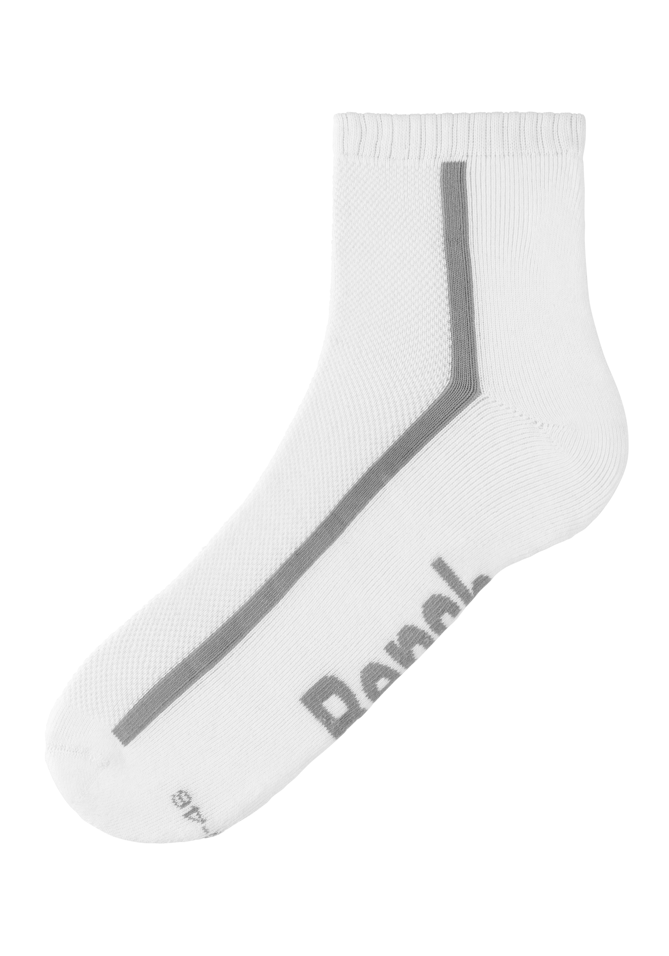 Bench. Tennissocken »Sportsocken Herren Quartersocks atmungsaktiv« Packung, 6 Paar tlg. dämpfend durch Hochfersen- Frottee