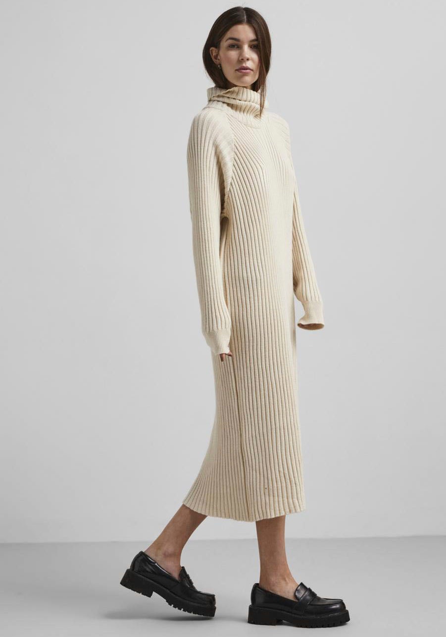 Y.A.S Strickkleid »YASMAVI KNIT MIDI ROLLNECK DRESS«