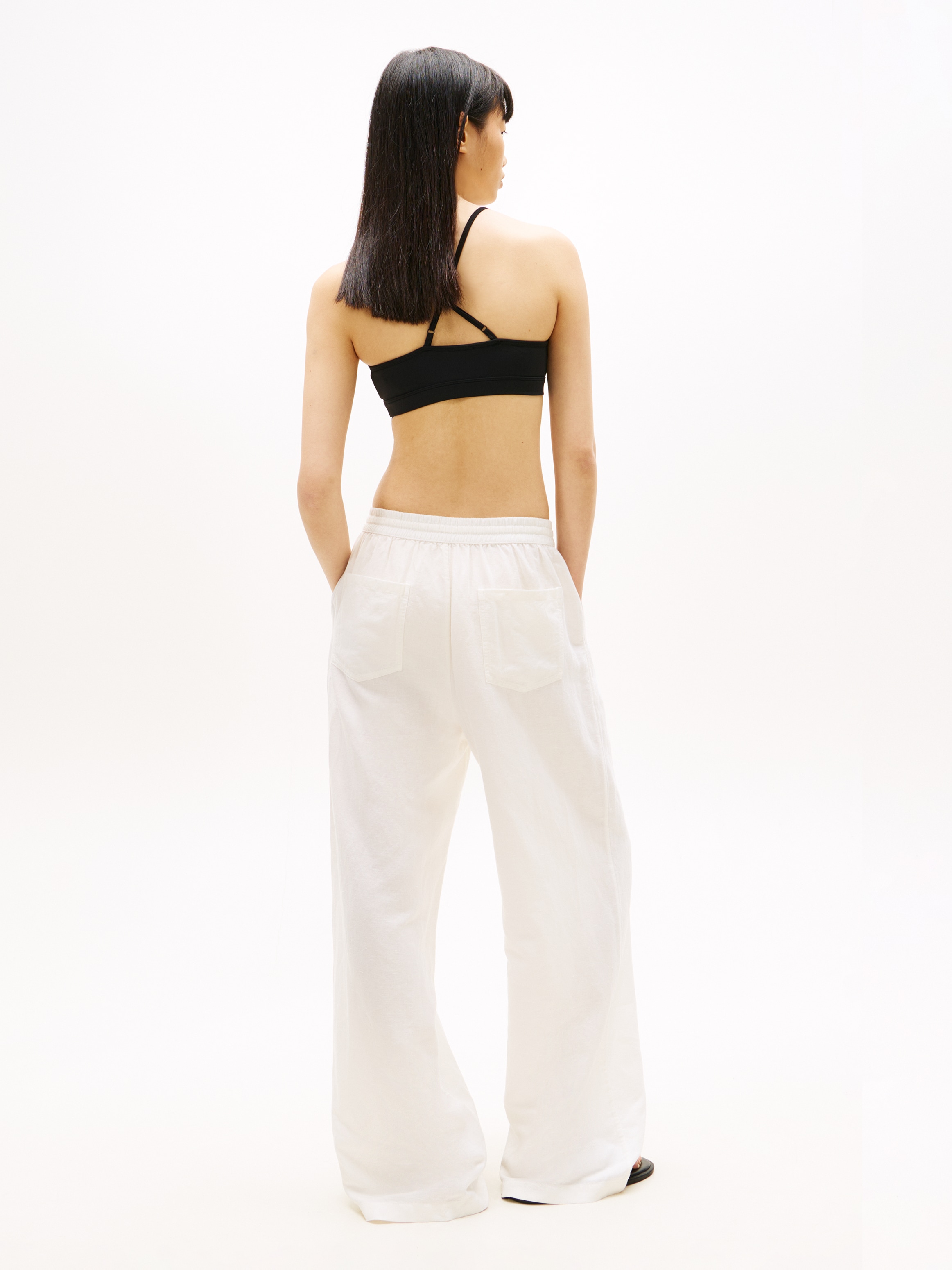 Tommy Jeans Schlupfhose »TJW ESSENTIAL LINEN PANTS«  mit Leinen, Loose Fit
