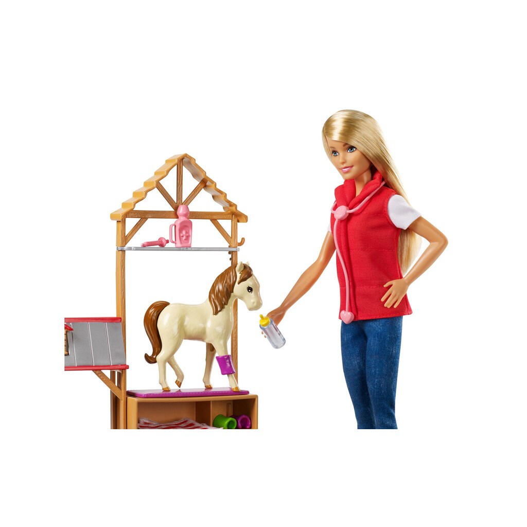 Barbie Spielfigur »Tierärztin«, (Set)