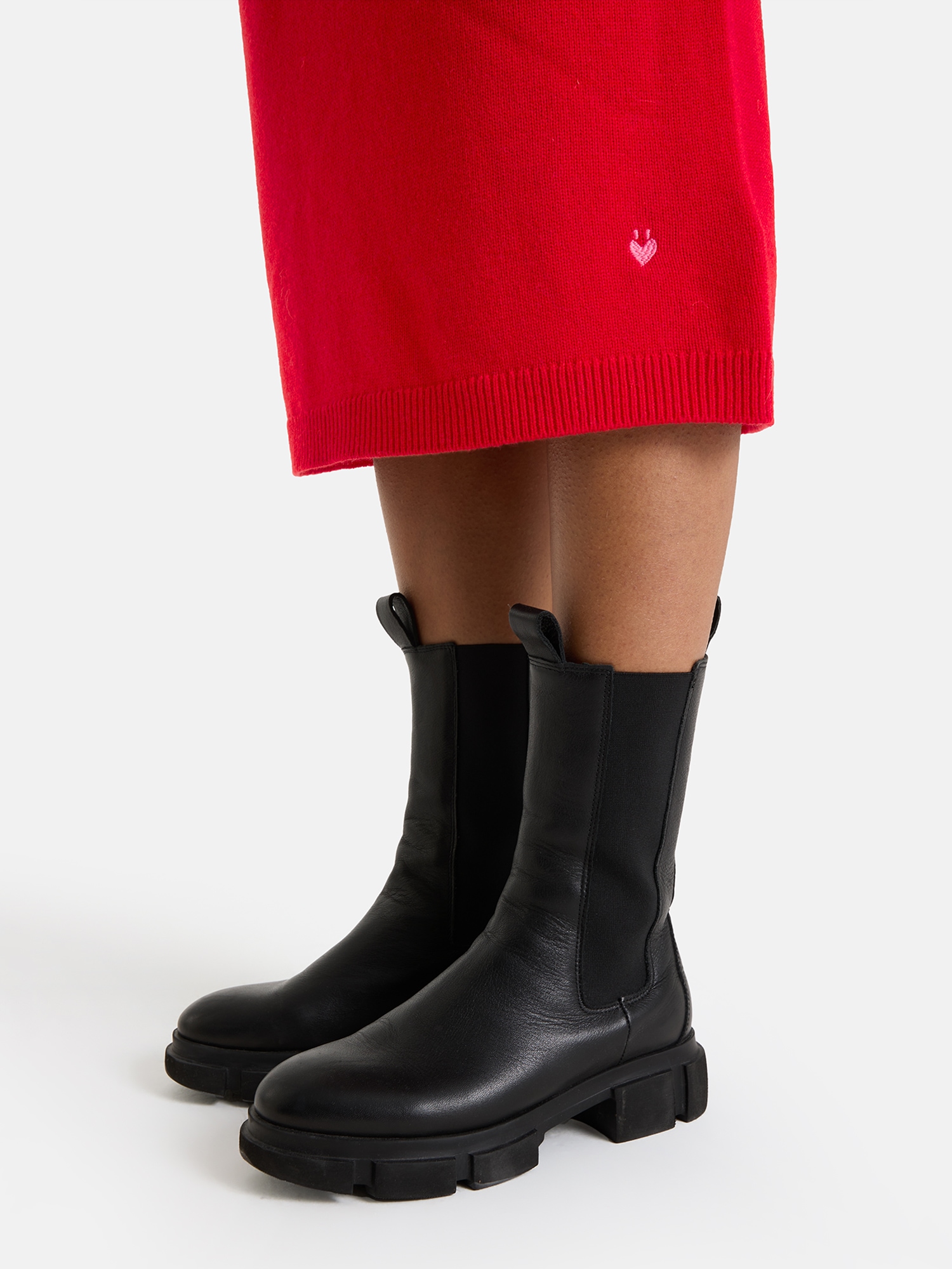 Lieblingsstück Strickkleid »LillemorL« mit kurzem Stehkragen