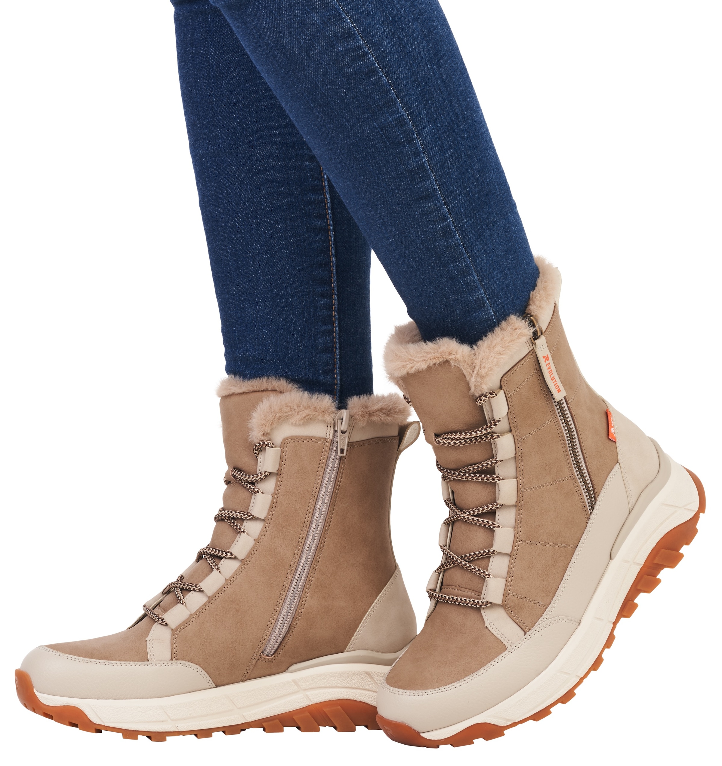 Rieker EVOLUTION Winterboots, Stiefelette, Profilsohle, mit TEX-Membran für den Winter