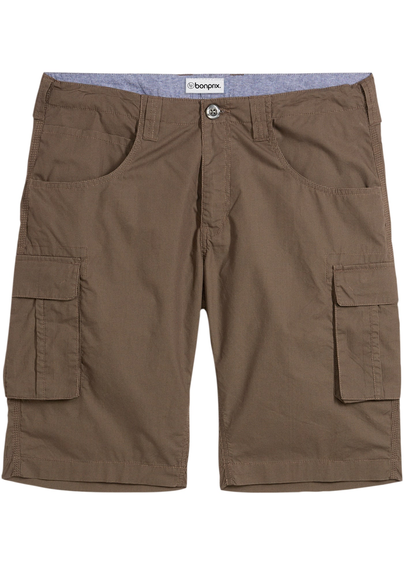 bonprix Cargobermudas  en coton, coupe décontractée, motif minimaliste, style décontracté
