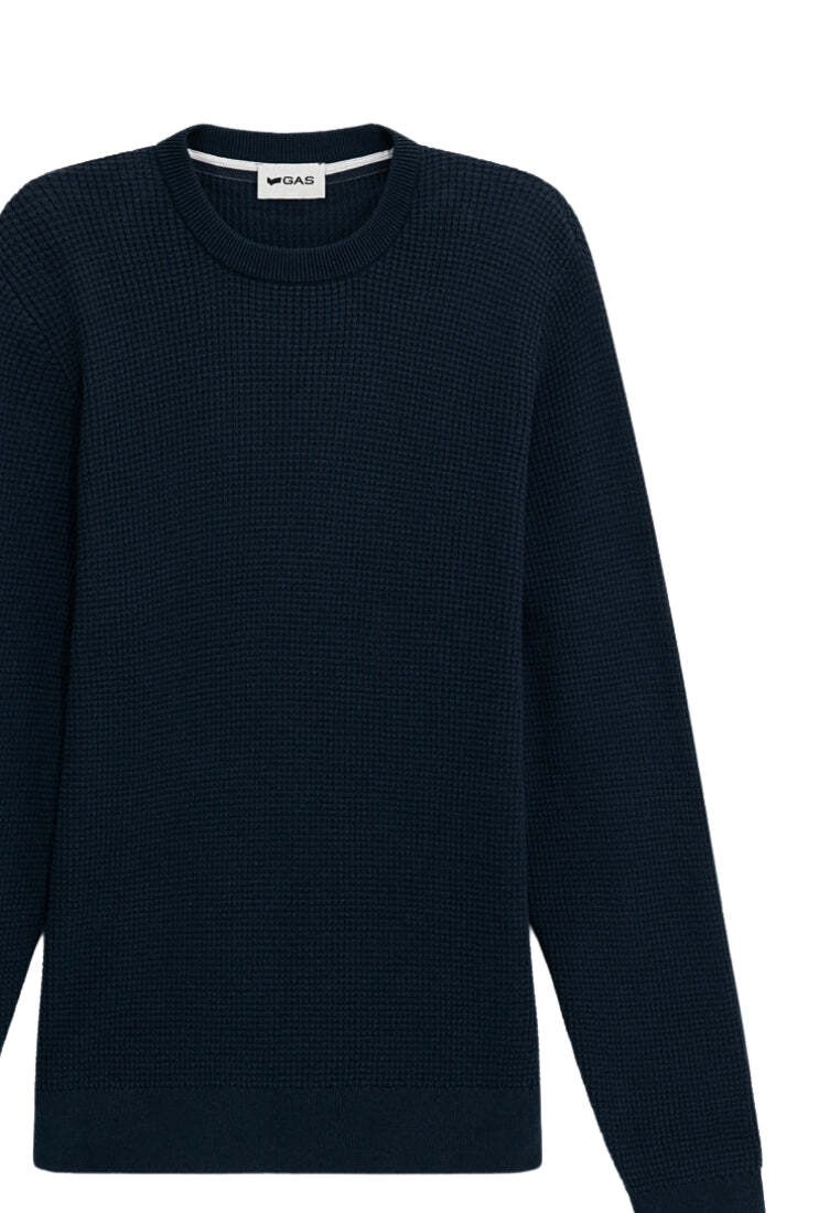 GAS Strickpullover »Gas Pullover Adyn Round Neck«