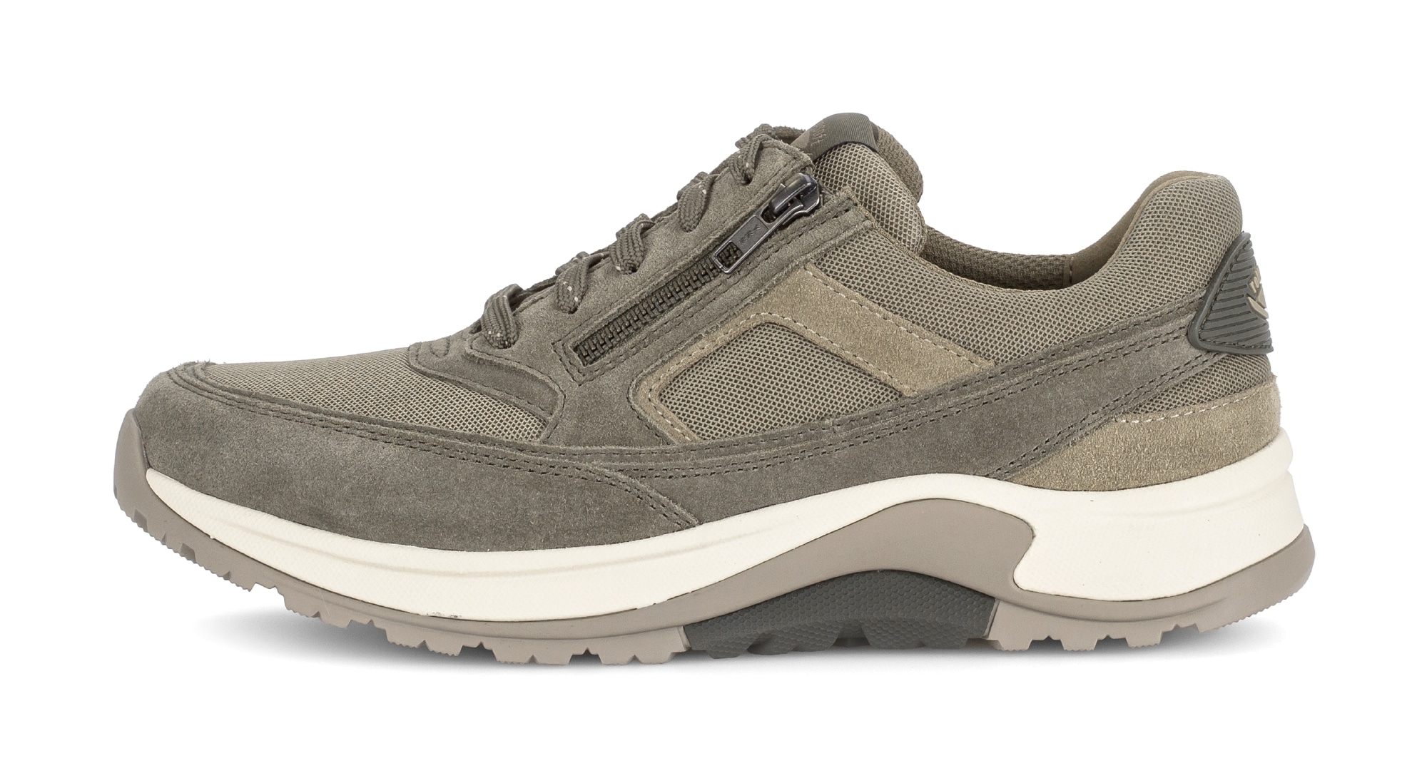 rollingsoft Keilsneaker  , Schnürschuh, Halbschuh, Freizeitschuh, Aussenreissverschluss, G-Weite
