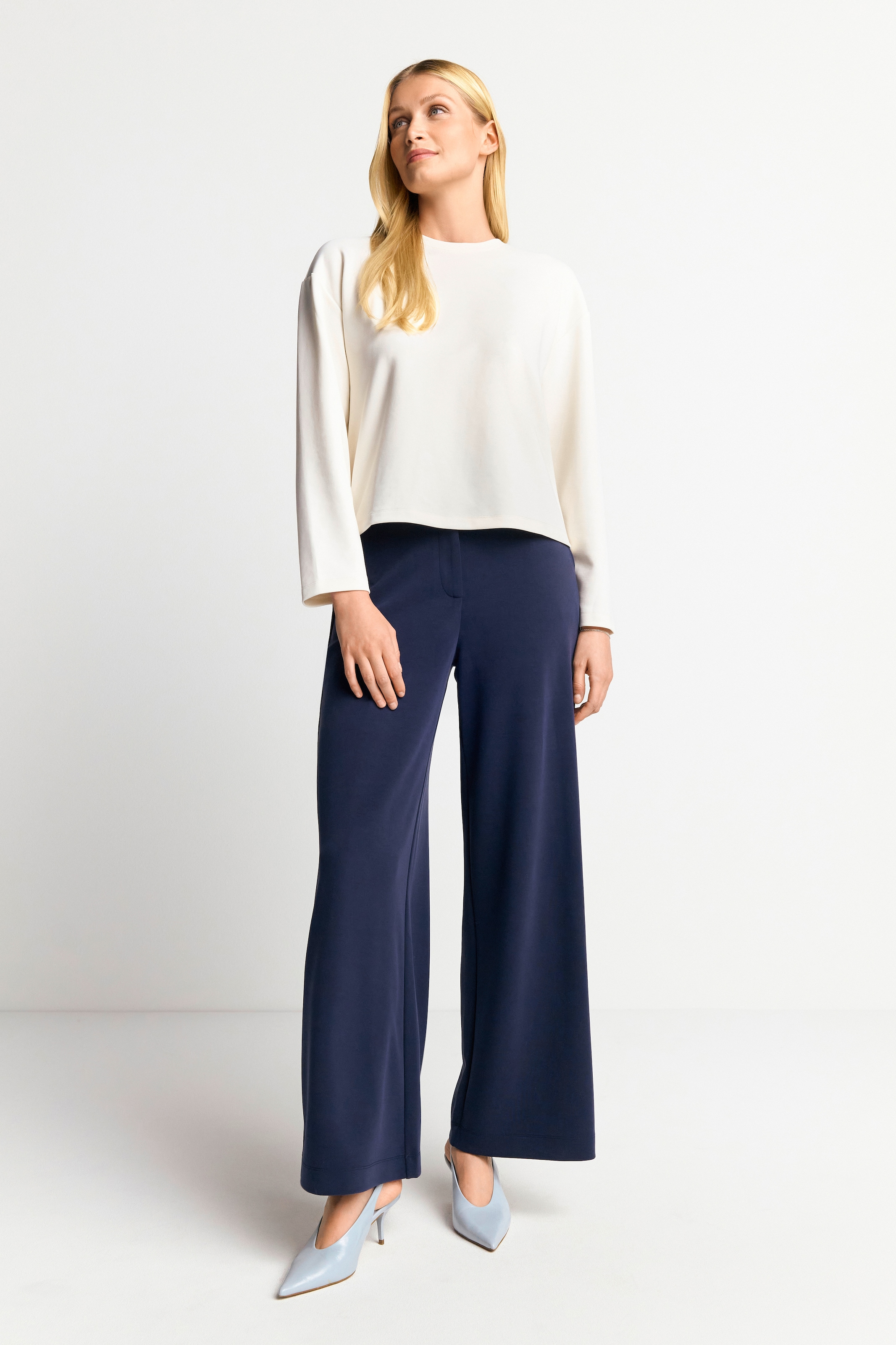 RICHROYAL Sweatshirt »2409 T Peach Crew«, überschnittene Schultern, softer Griff, Rundhals
