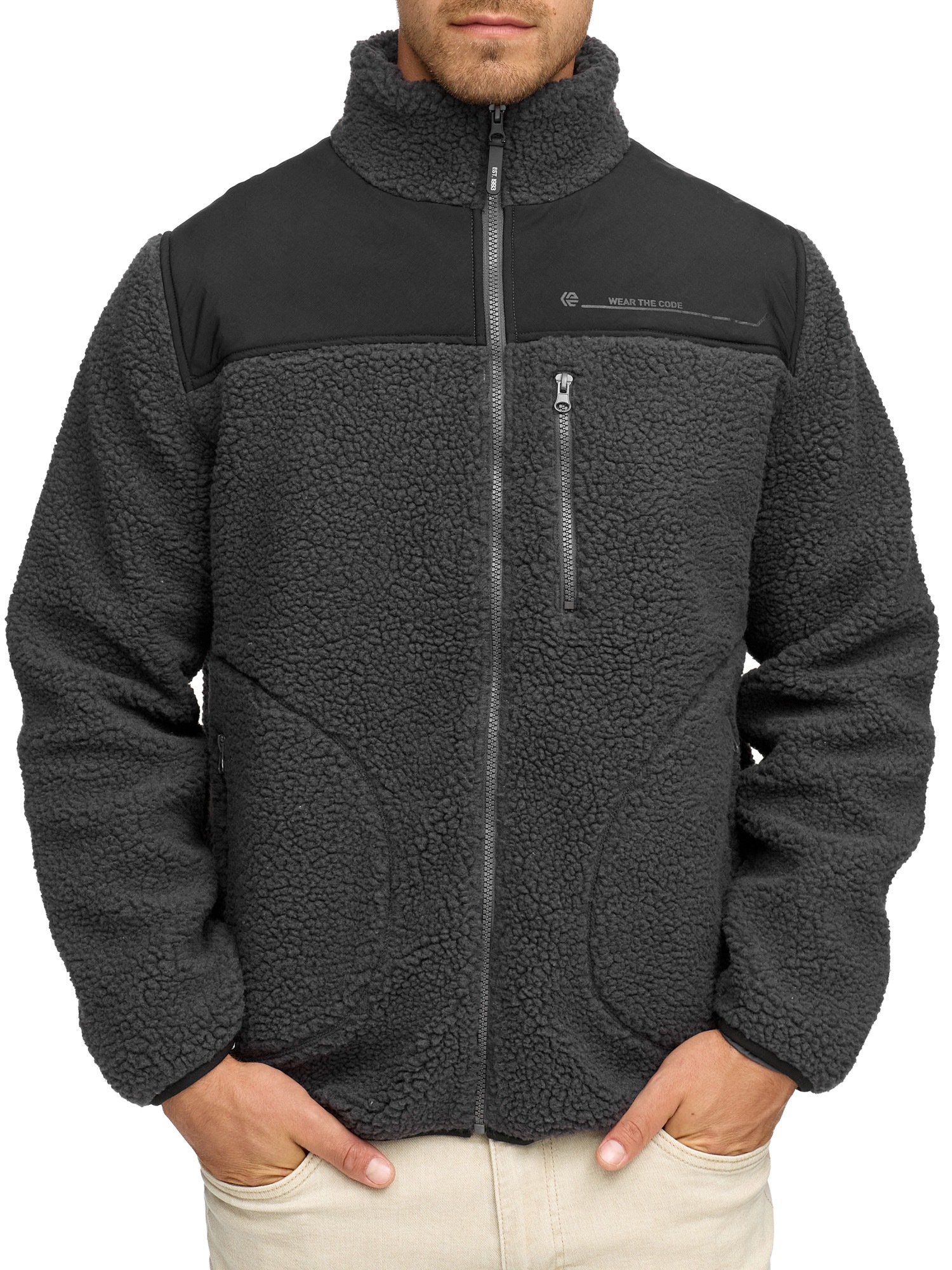Image of 6 Sweatjacke "wengefarben"